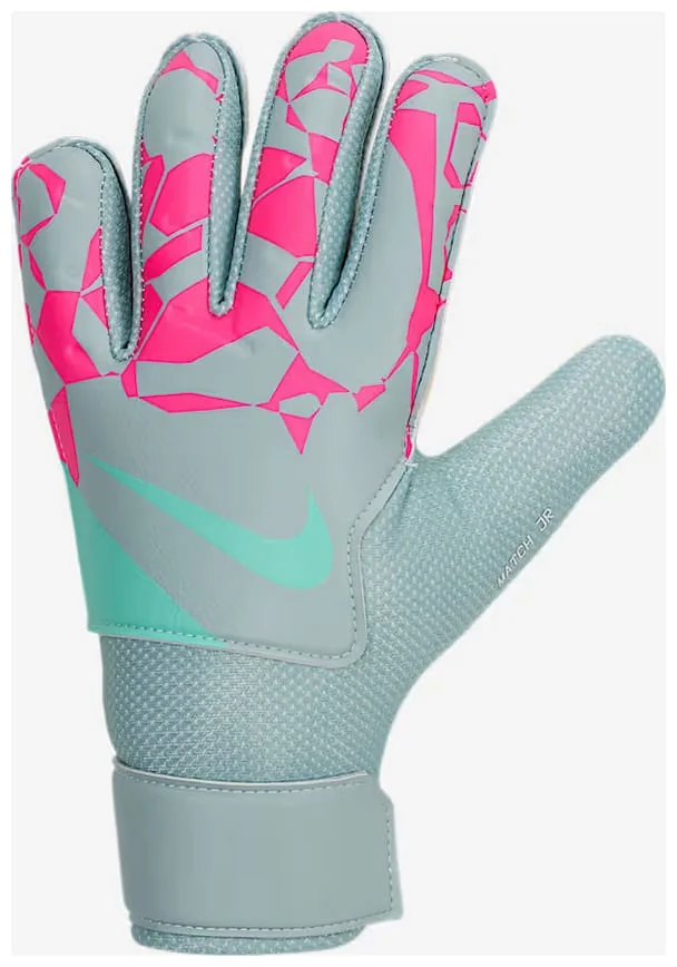 Воротарські рукавиці Nike NK GK MATCH JR - HO24 блакитний, рожевий Діт 6 (17,6 см)