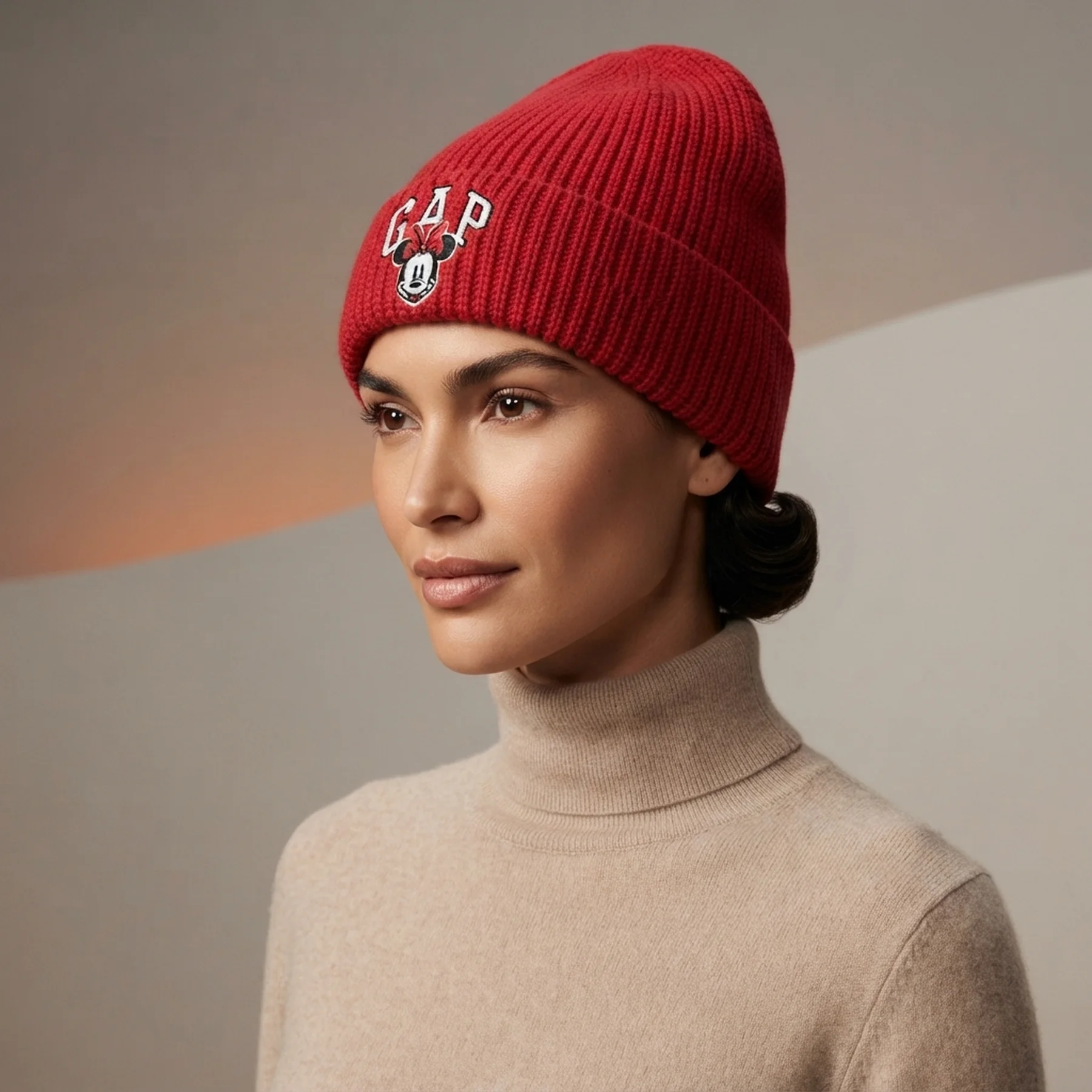 В'язана шапка Minnie Mouse GAP 1159851431 (Червоний One size)