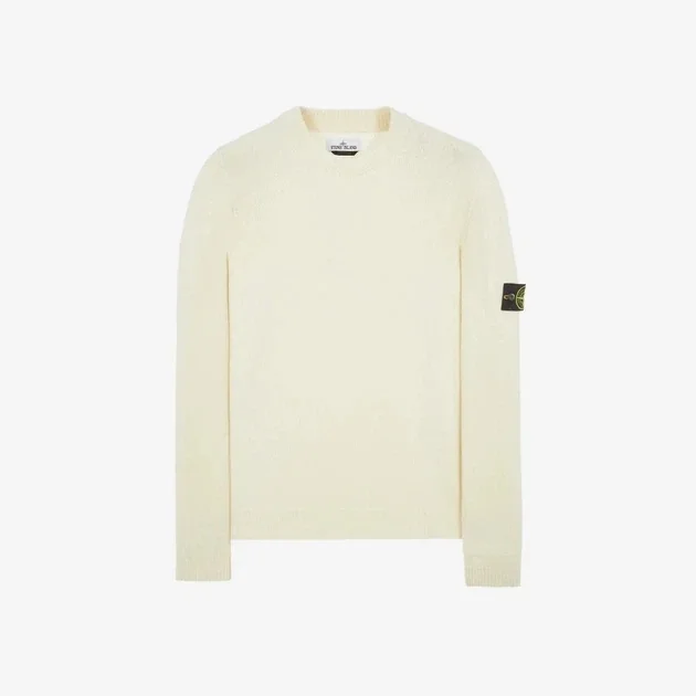 В'язаний виріб Stone Island Lambswool White