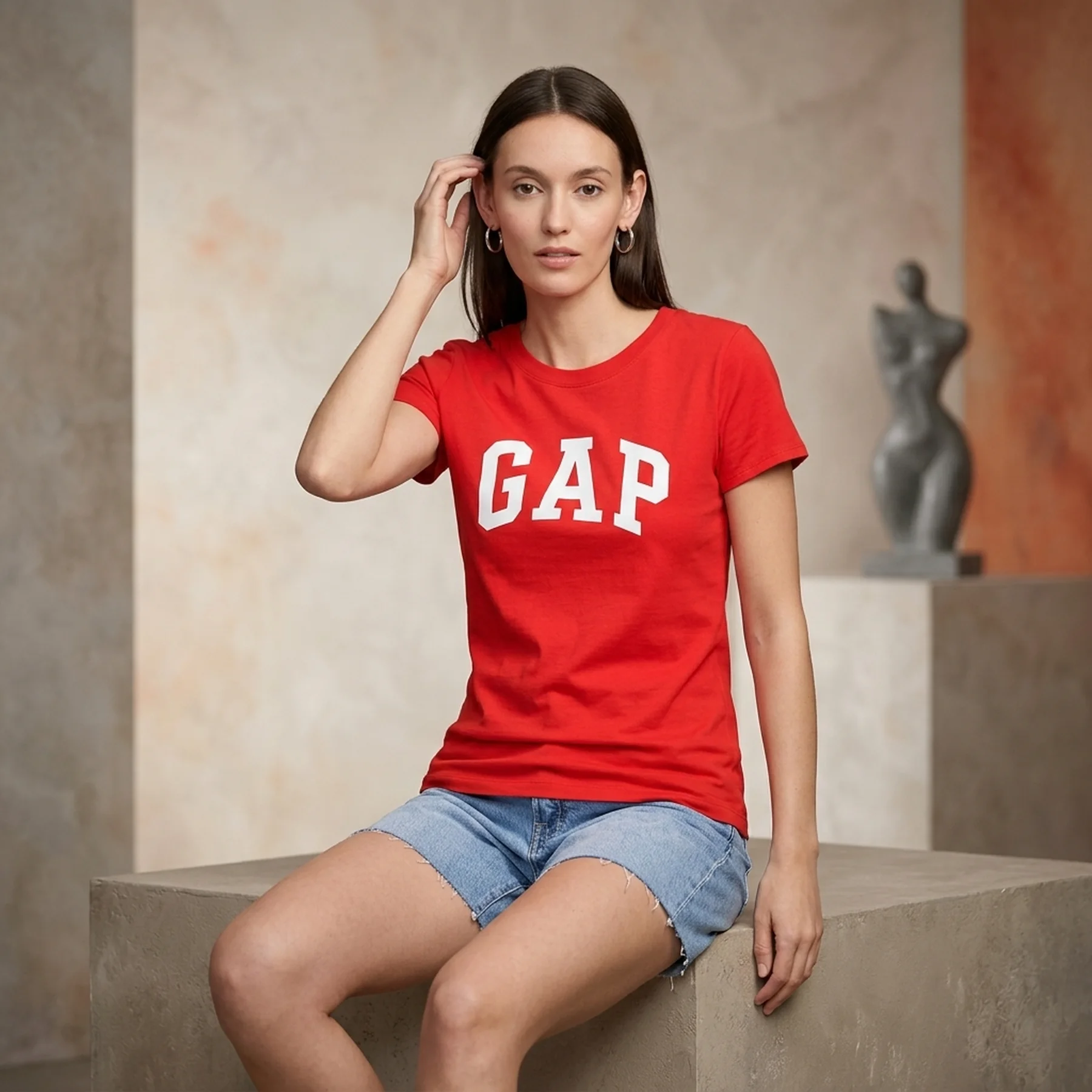 Яскрава футболка GAP 1159845789