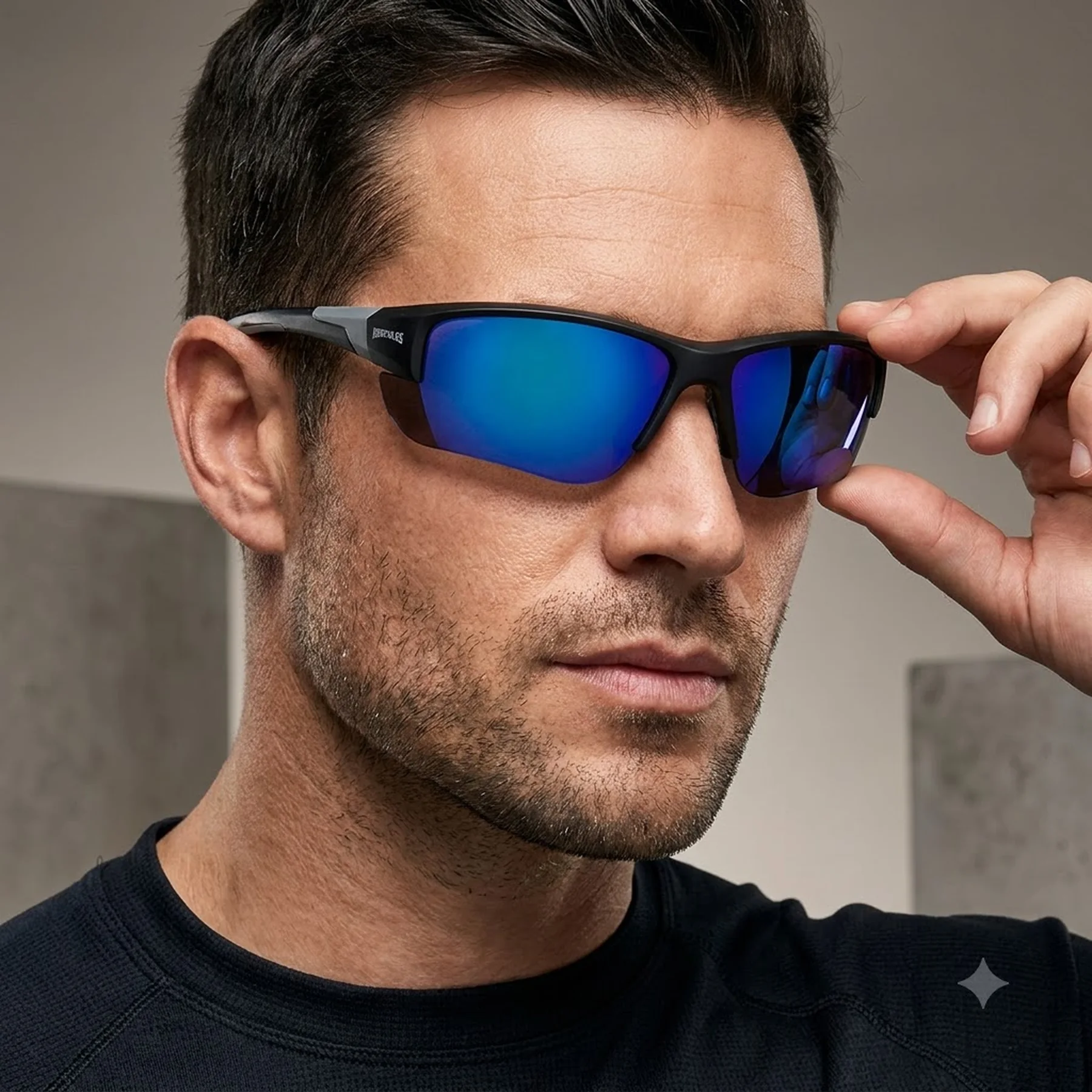 Защитные очки Global Vision Hercules-7 (G-Tech blue), зеркальные синие