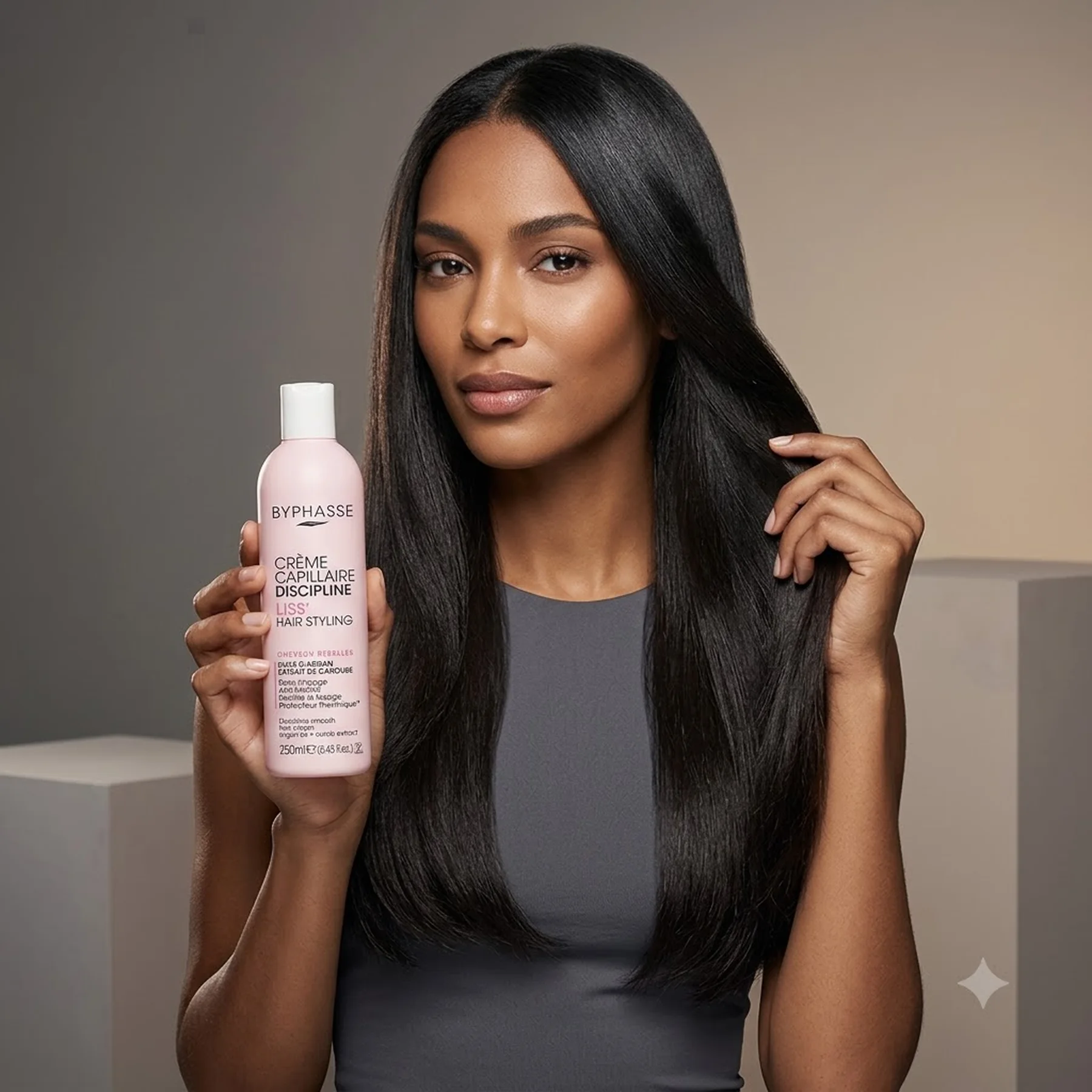 Защитный крем для непослушных волос Byphasse Discipline Smooth Cream Unruly Hair 250 мл
