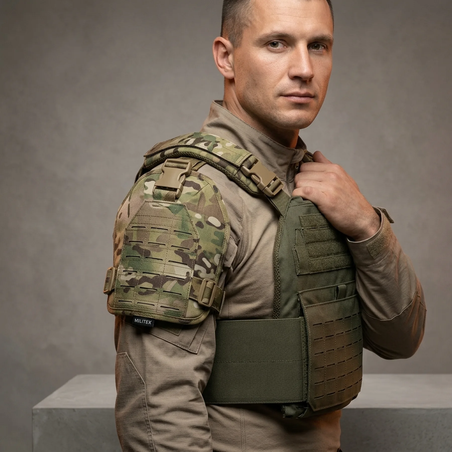 Захист плечей з балістичним пакетом 1 клас захисту Militex cordura USA