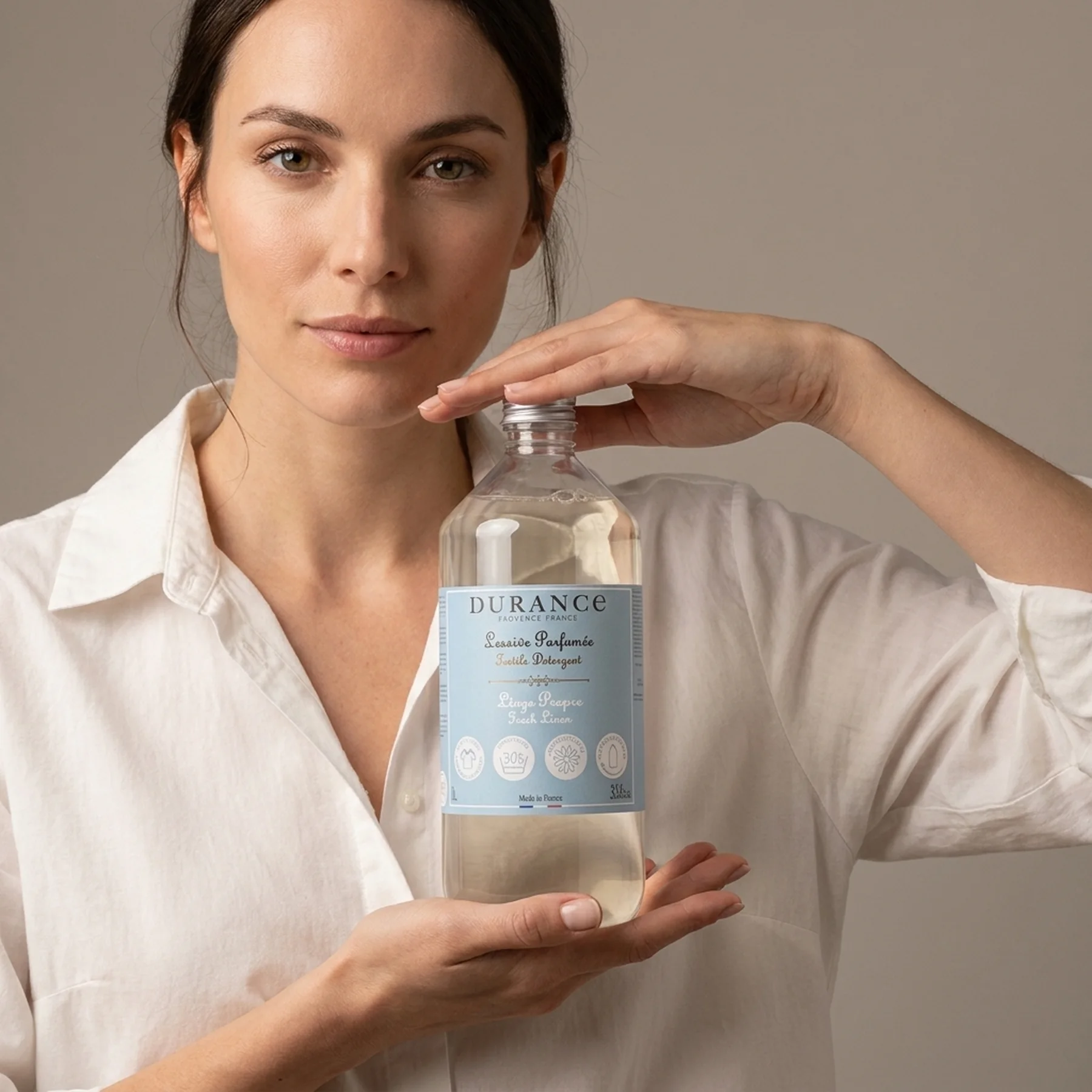 Средство для стирки Durance Lessive Liquide Textile Detergent 1000 мл Чиста білизна
