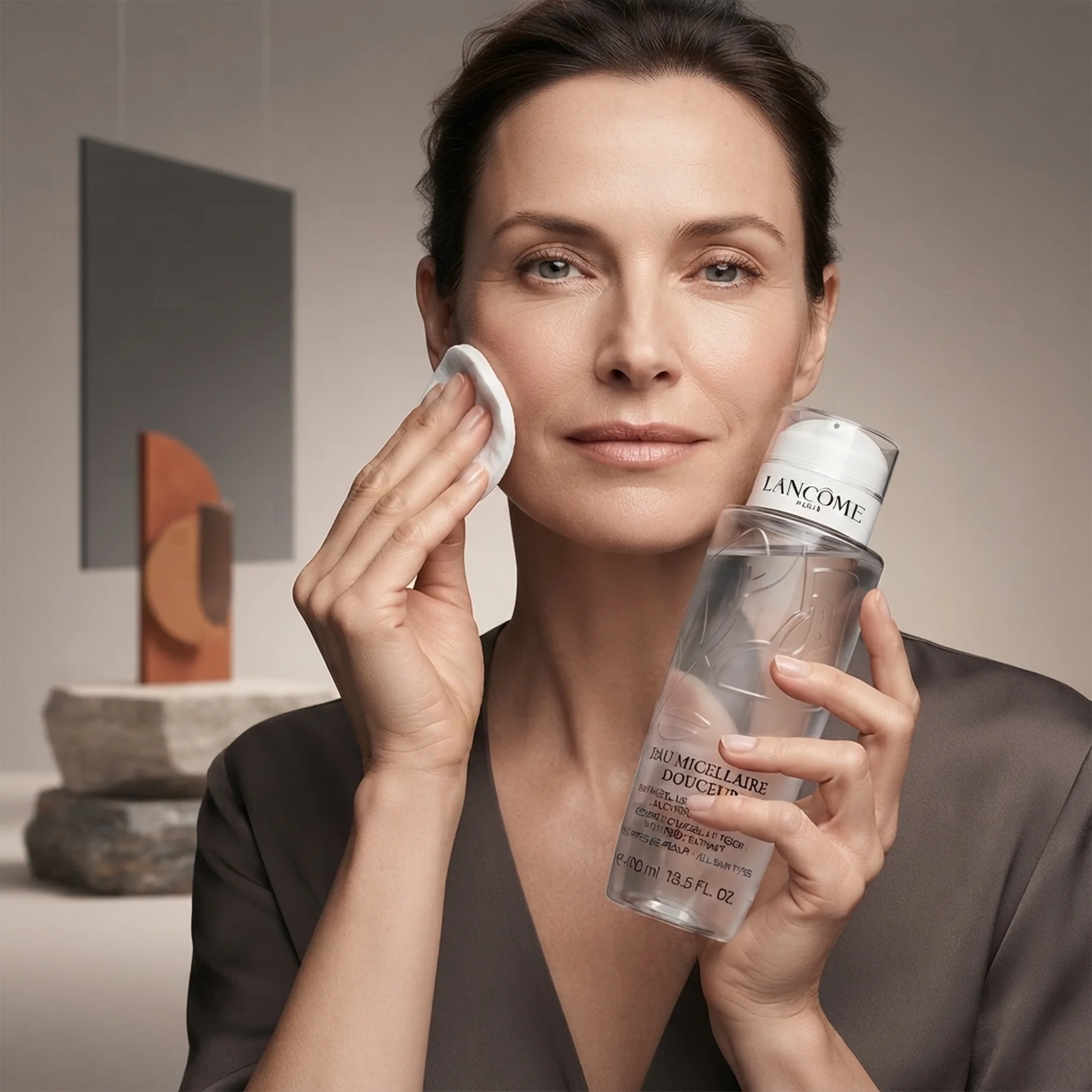Средство для быстрого снятия косметики для лица, глаз и губ Lancome Eau Micellaire Douceur 400 мл
