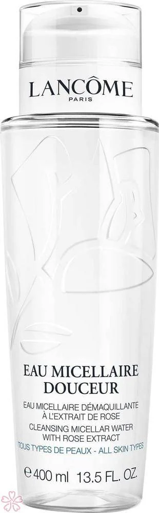 Средство для быстрого снятия косметики для лица, глаз и губ Lancome Eau Micellaire Douceur 400 мл