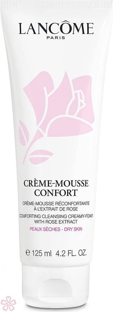 Заспокійлива крем-піна, що очищає, для сухої шкіри Lancome Creme Mousse Confort Creamy Foaming Cleanser 125 мл
