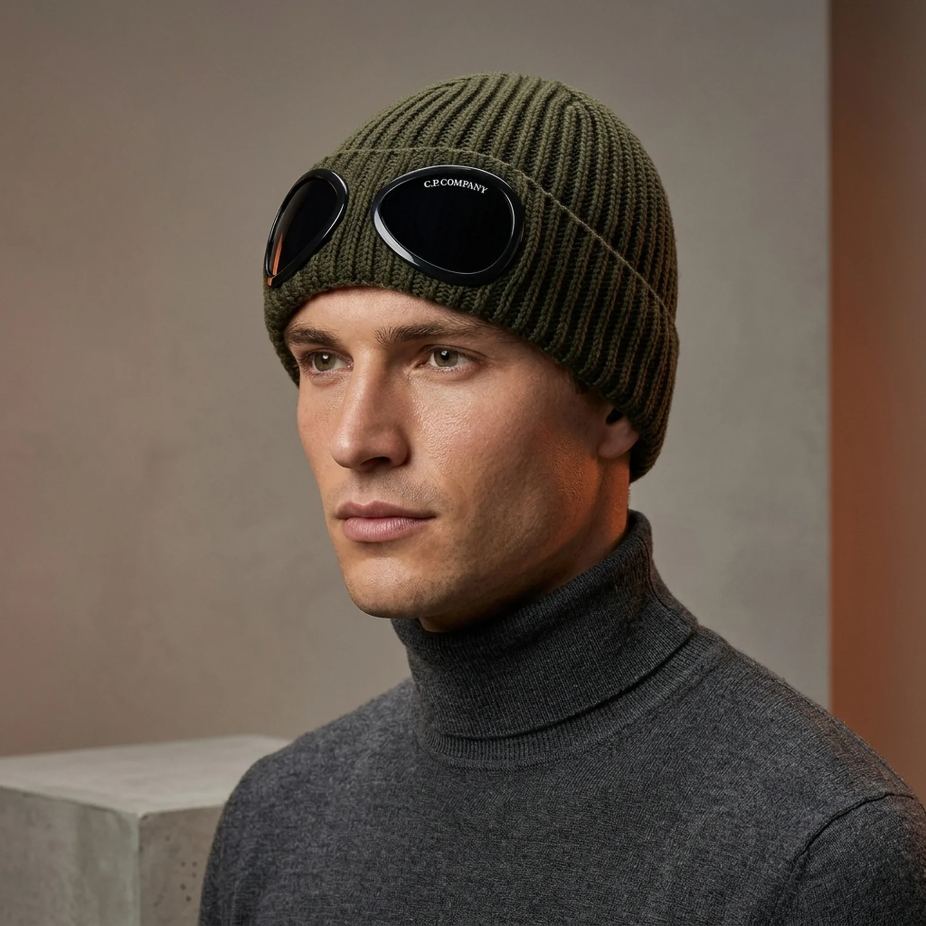 CP Company Beanie Green