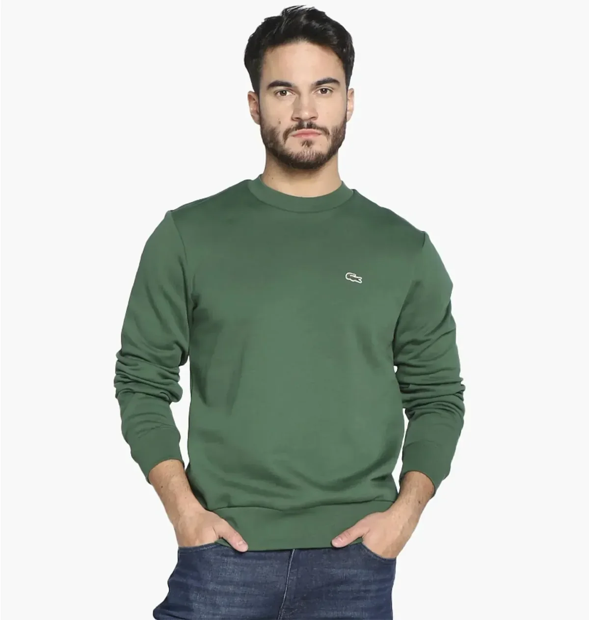 Зелений світшот Lacoste Logo