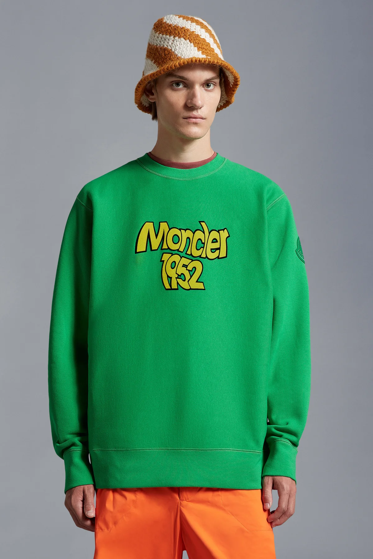 Зелений світшот Moncler Genius Logo