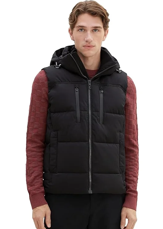 Жилет 1037355-29999 Tom Tailor XXL Чорний