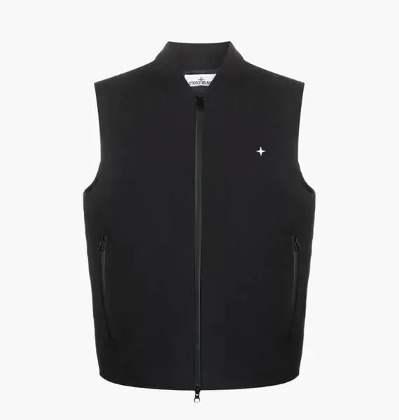 Жилет чоловічий Stone Island Logo-Embroidered Shell Gilet