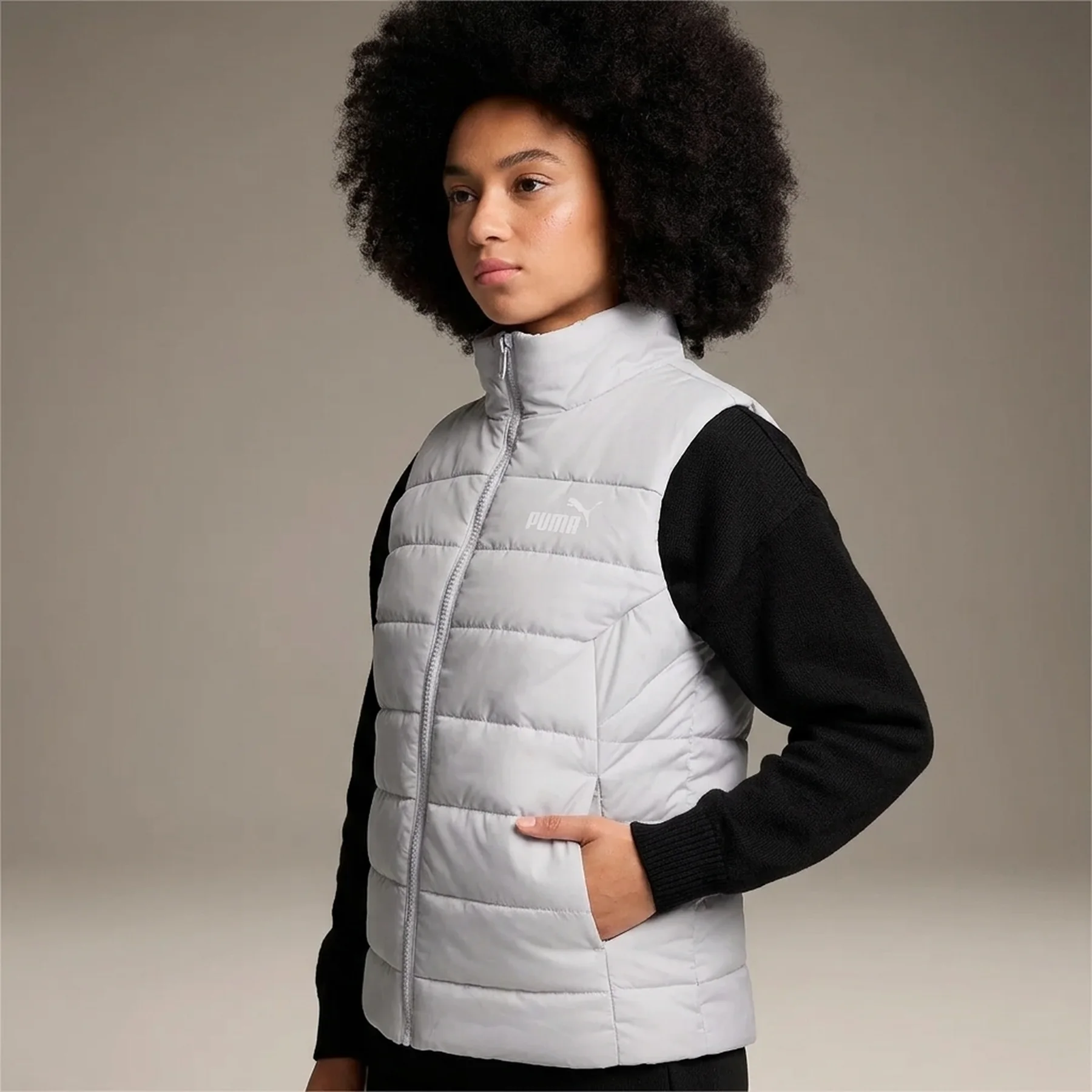 Жилет ESS Padded Vest 84894142 Puma M Сірий