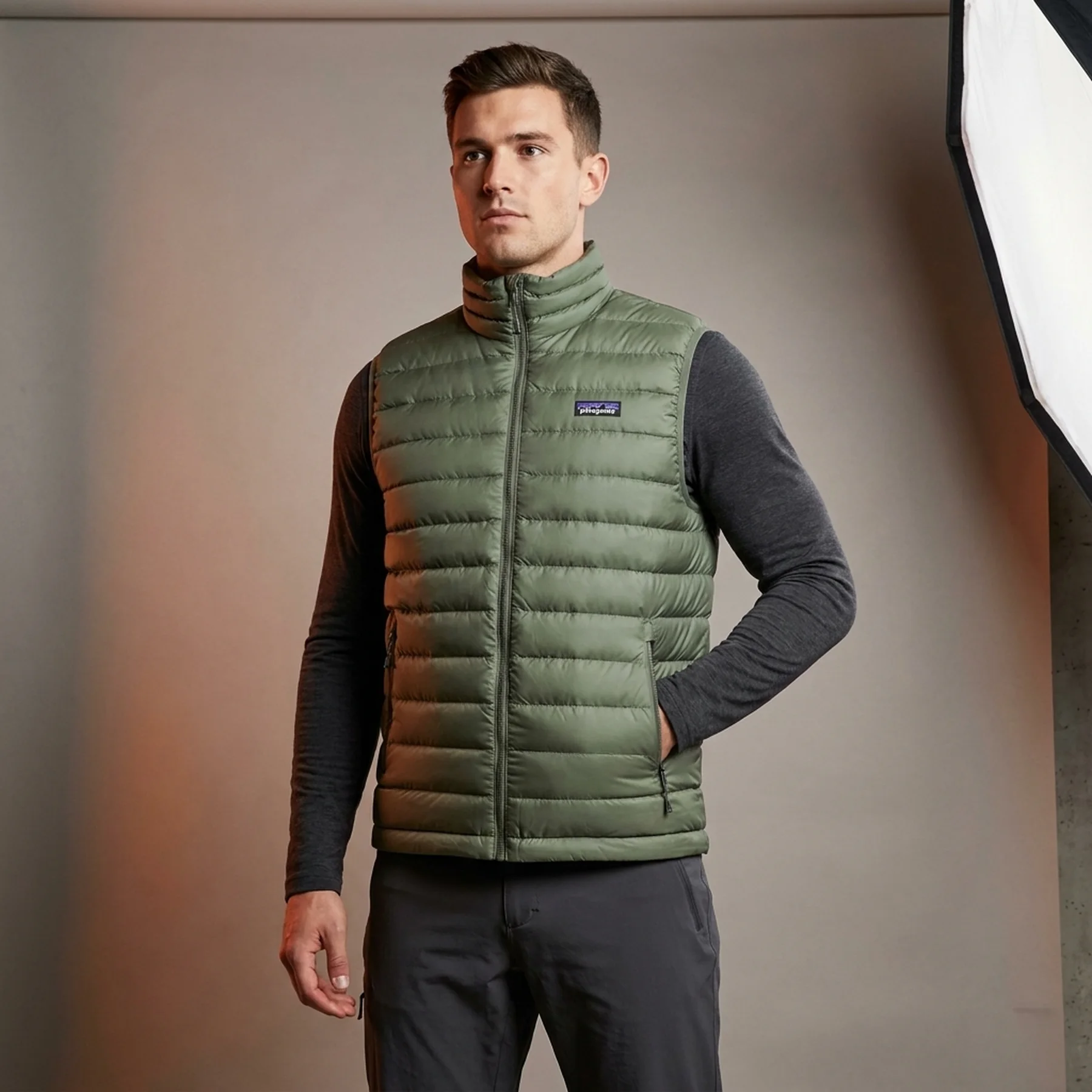 Жилет Patagonia Down Sweater Sedge Green