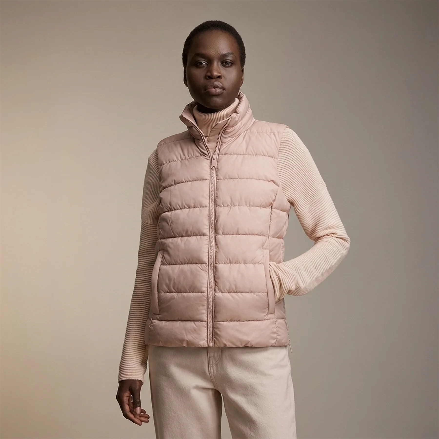 Жилет ultra lightweight vest 1031311-26353 Tom Tailor M Розовий
