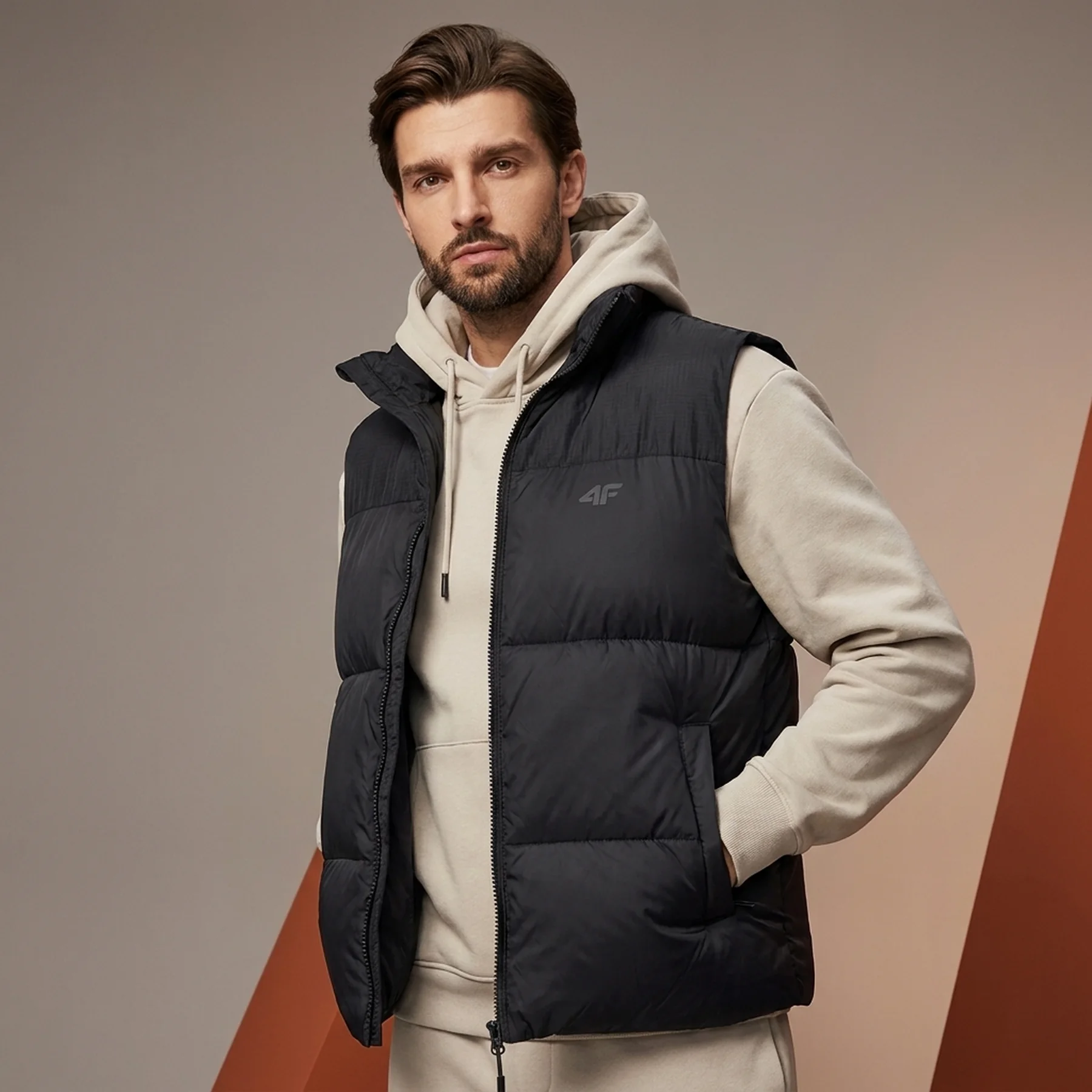Жилет VEST JACKET M147 4FWAW24TVJAM147-20S 4F 3XL Чорний