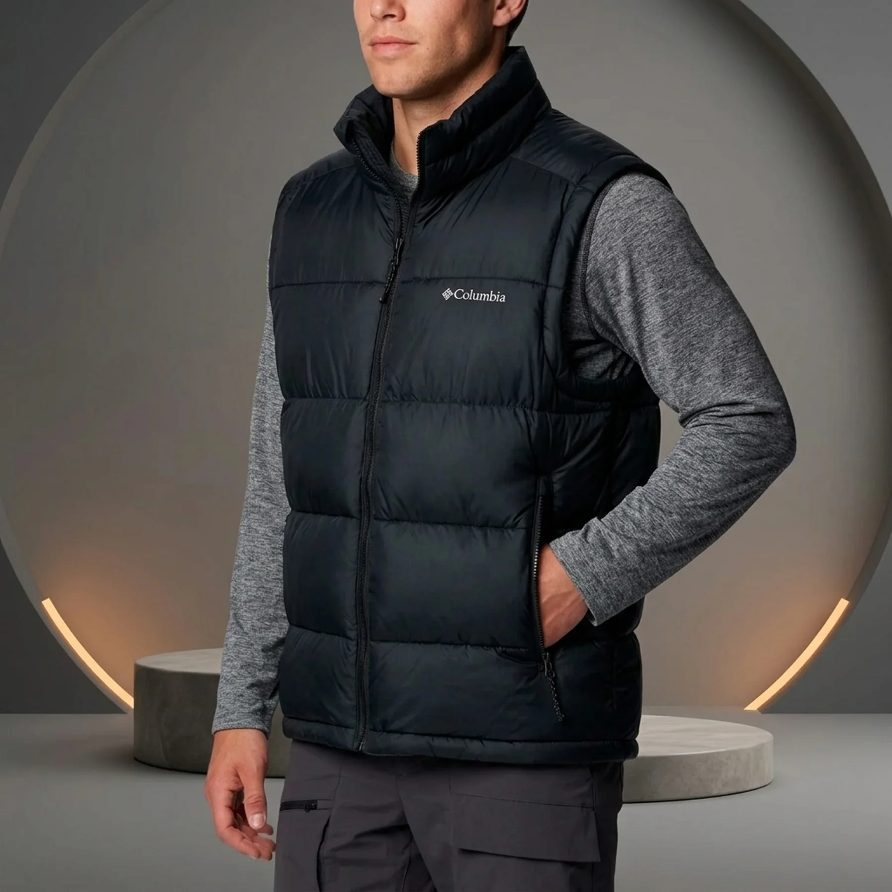 Жилетка чоловіча Columbia Pike Lake Ii Vest Black (2050951012)