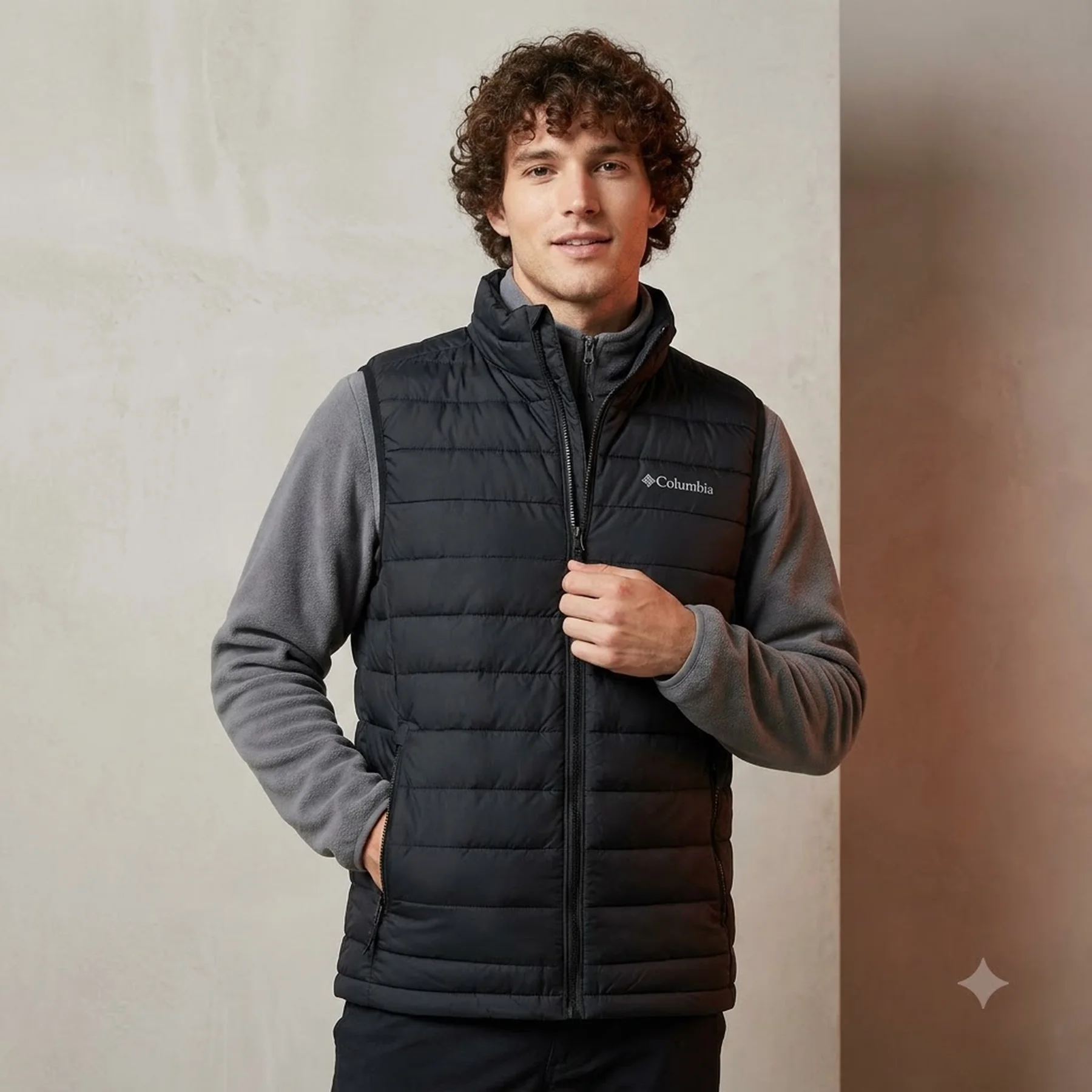 Жилетка чоловіча Columbia Powder Lite Vest Black (1748031CLB-010)