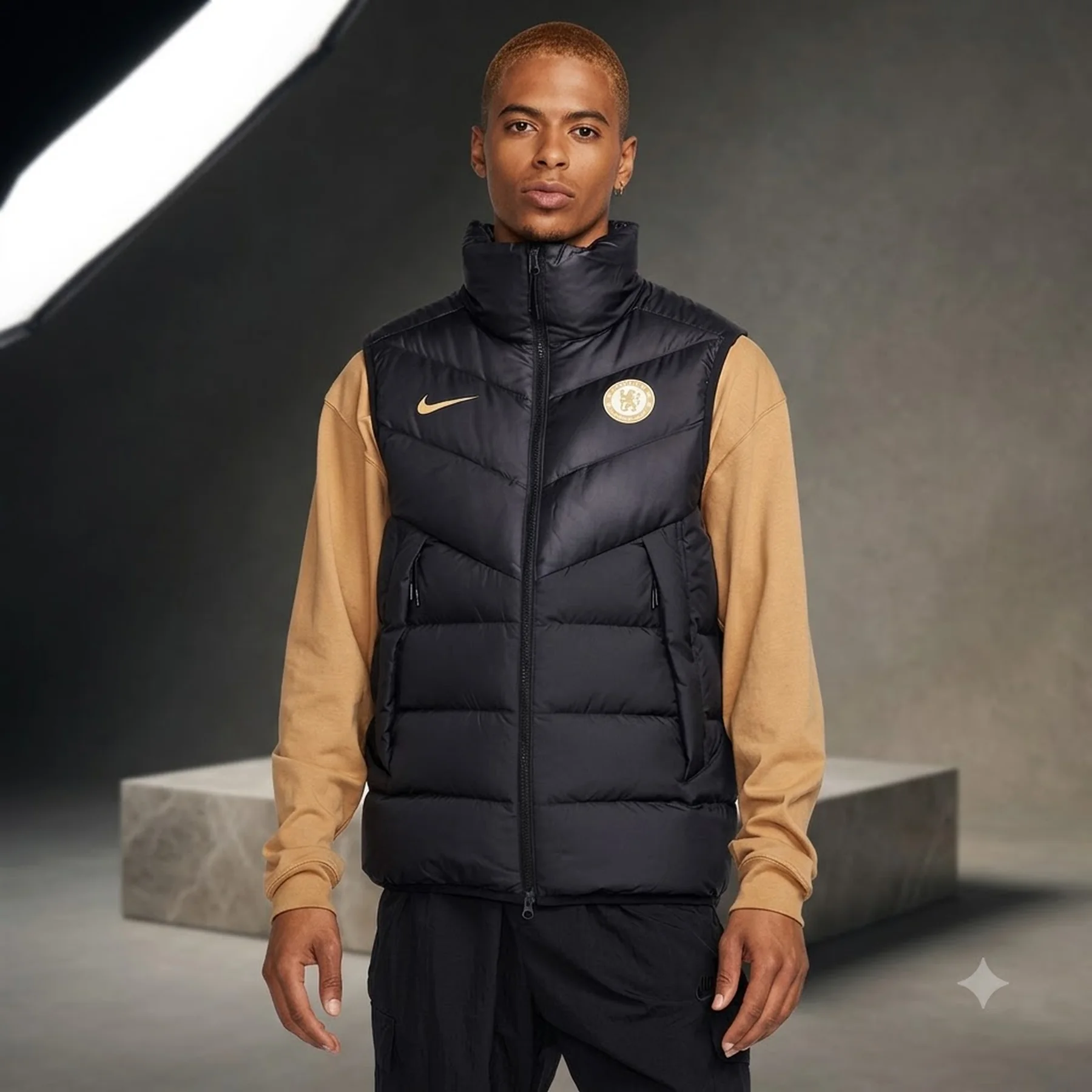 Жилетка чоловіча Nike Chelsea F.C. Windrunner Black (FN0728-426)