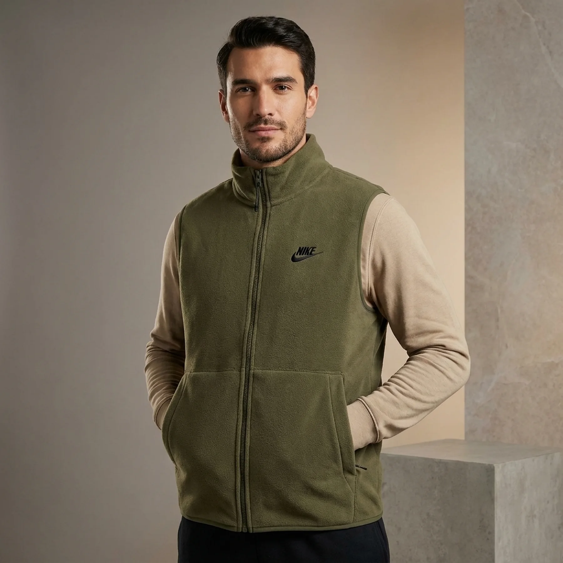 Жилетка чоловіча Nike Club+ Flc Winter Vest (DQ4898-222)