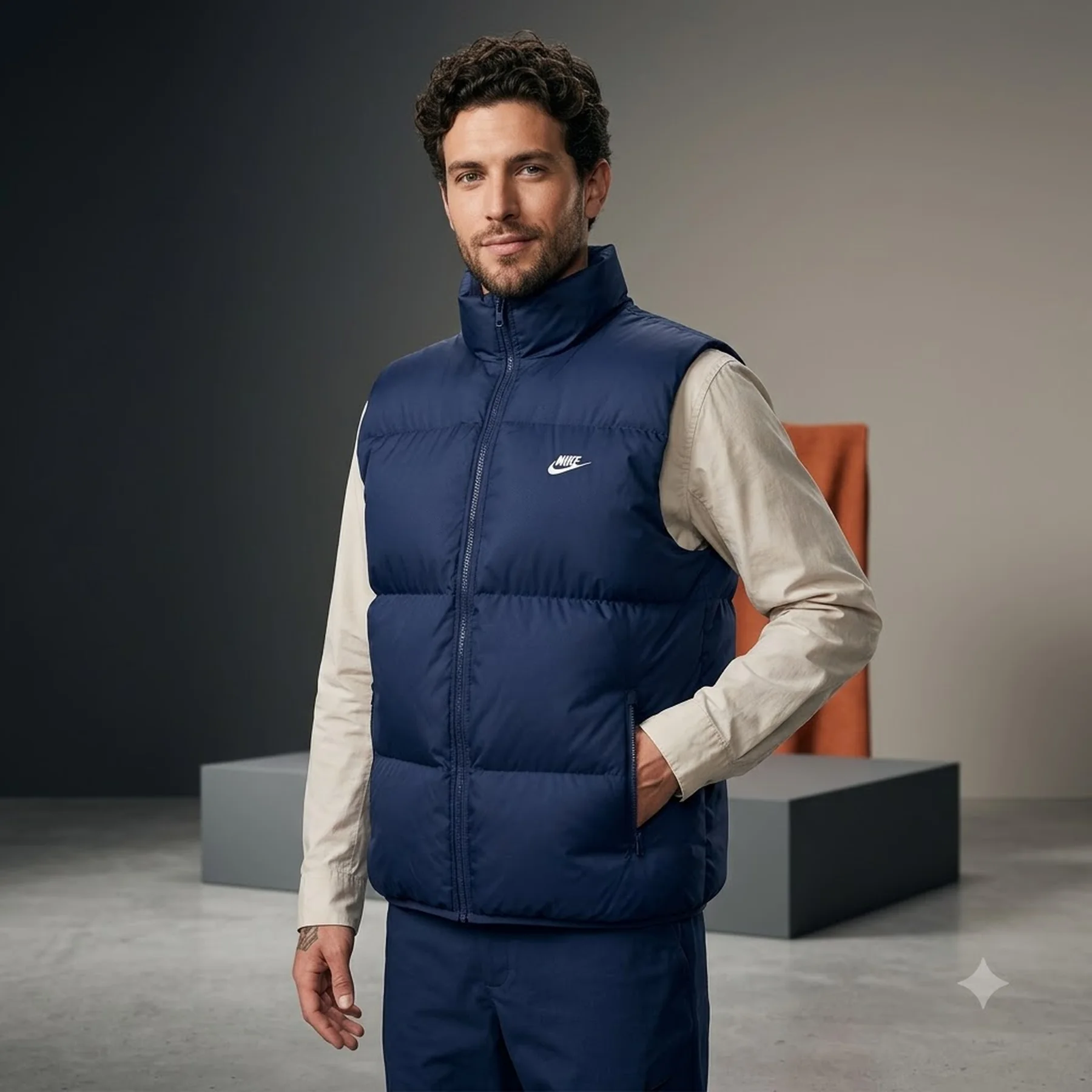 Жилетка чоловіча Nike Sportswear Club Primaloft (FB7373-410)