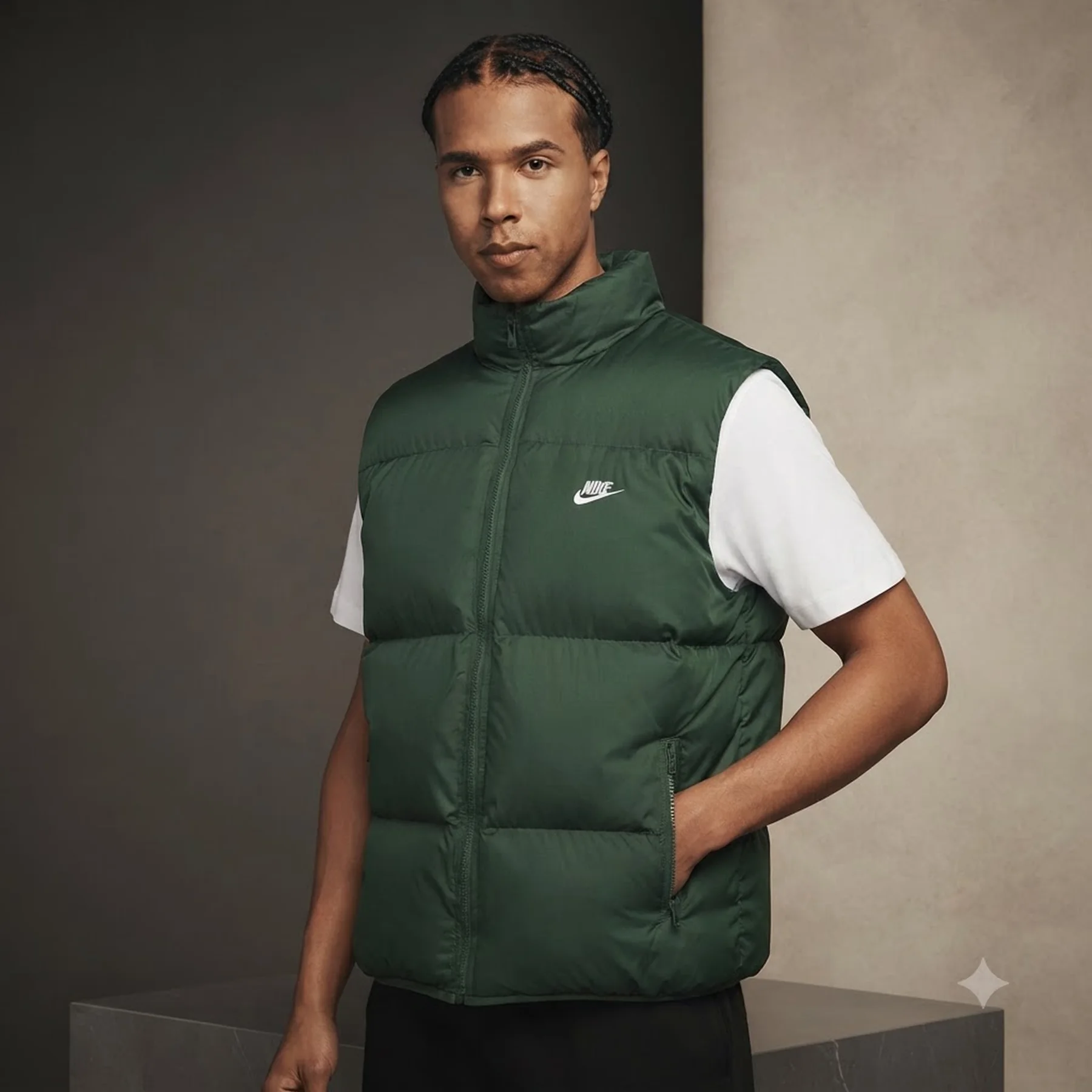Жилетка чоловіча Nike Sportswear Club Primaloft Water-Repellent Puffer Gilet (FB7373-323)
