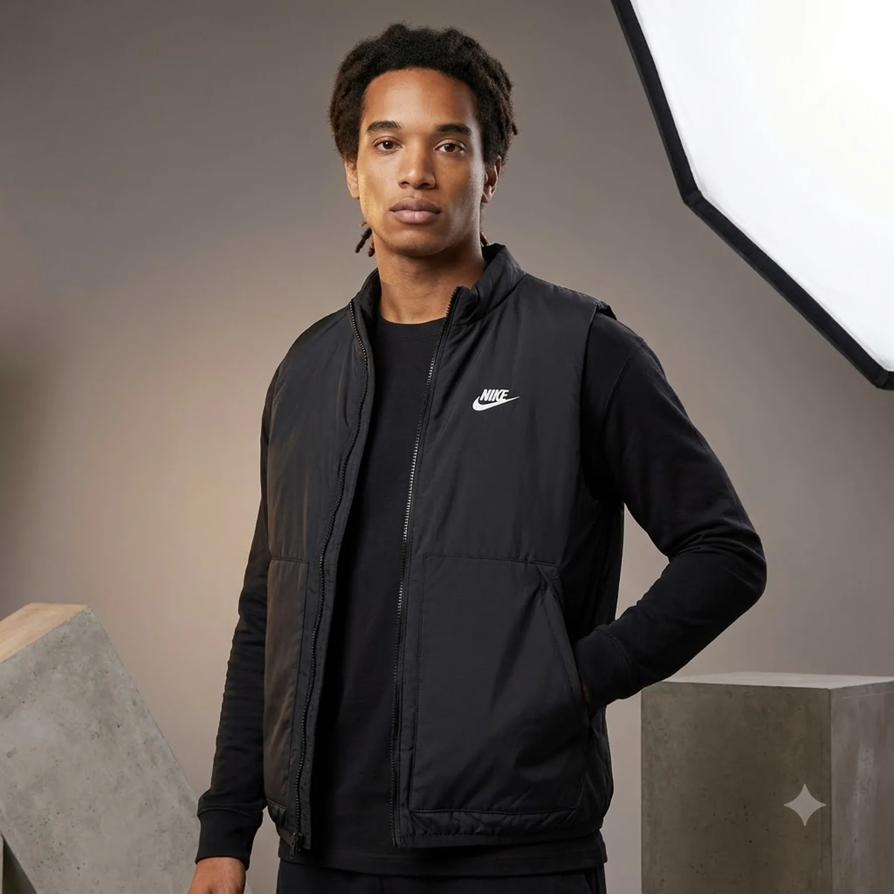 Жилетка чоловіча Nike Tf Club Woven Insltd (DX0676-010)