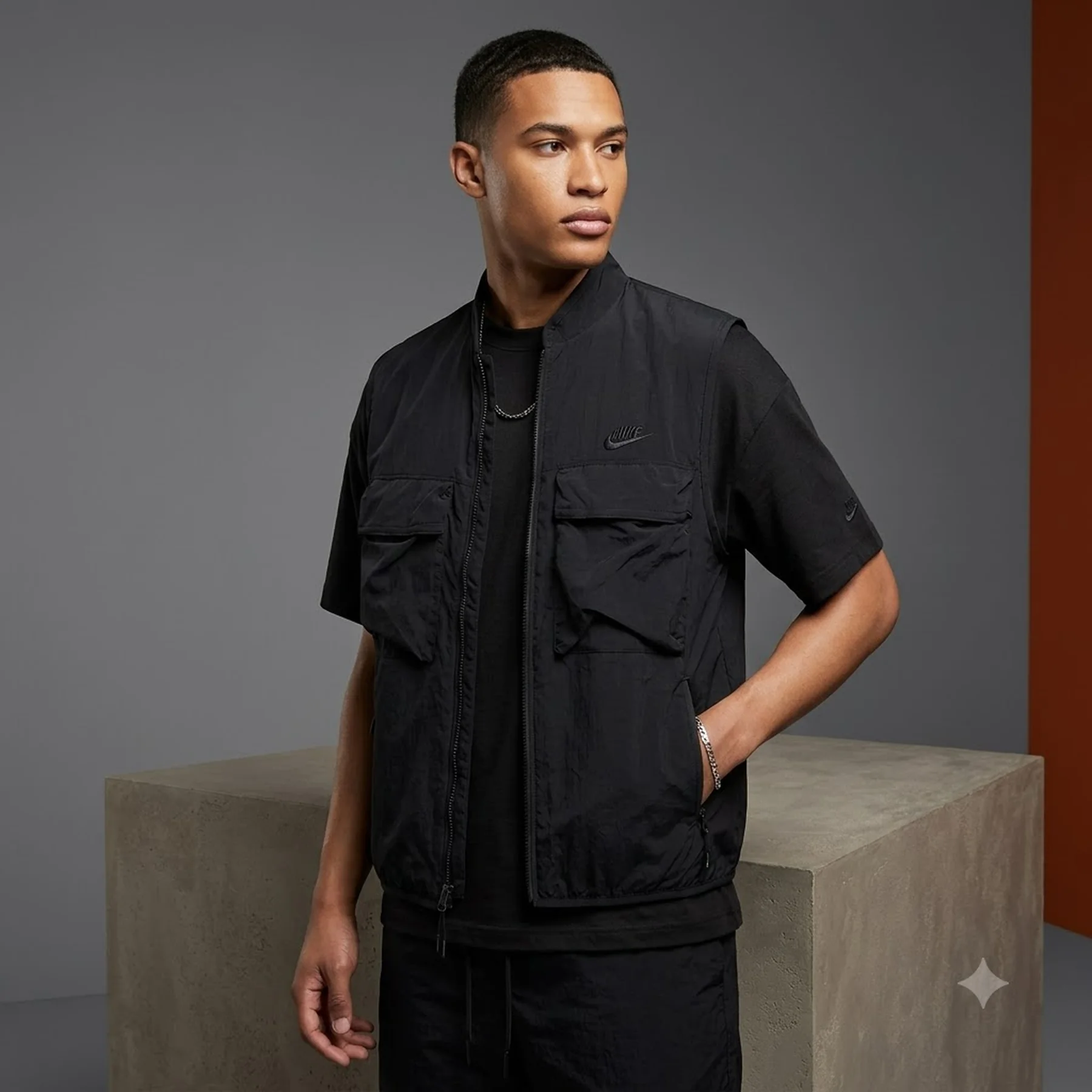 Жилетка чоловіча Nike Woven Vest (FZ0748-010)