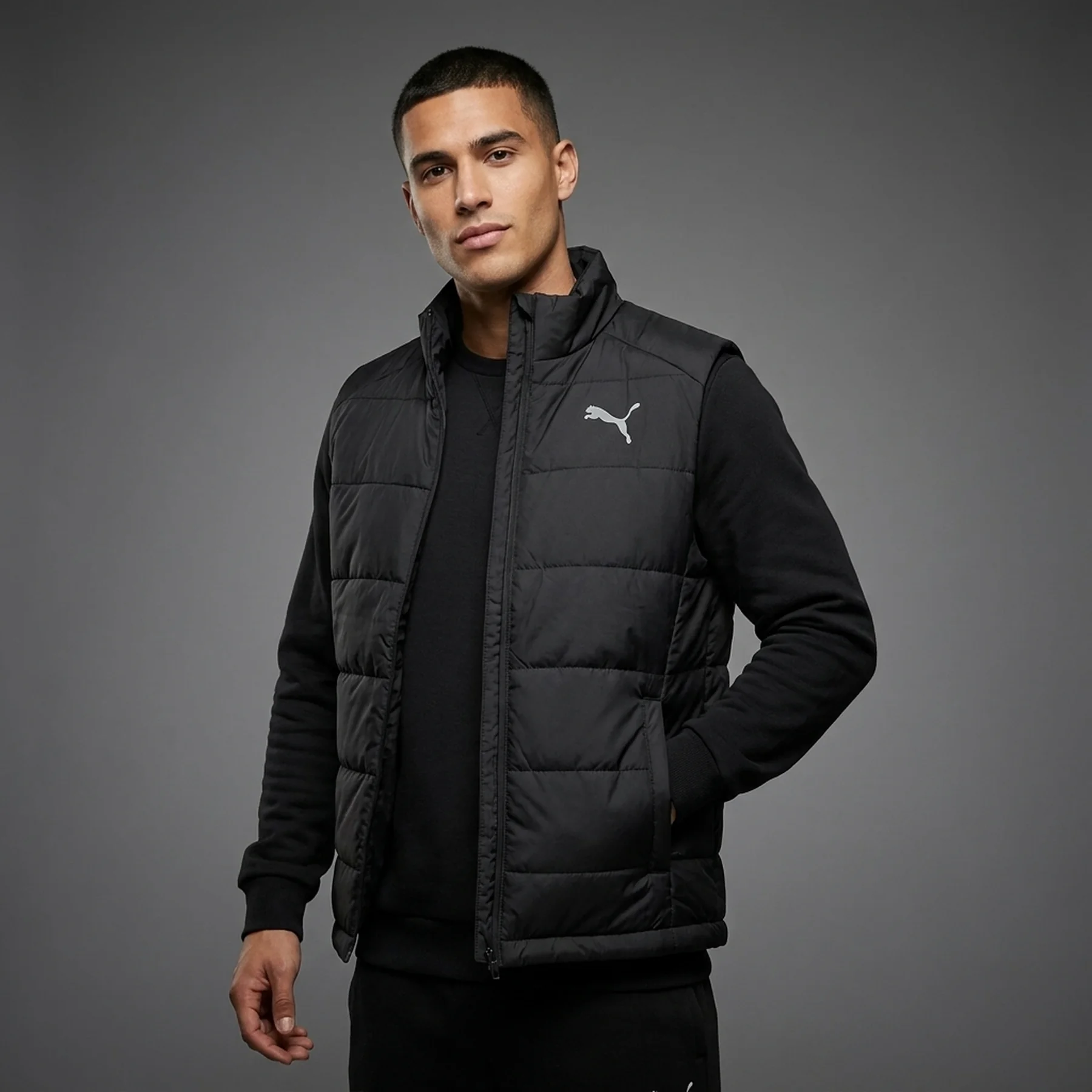 Жилетка чоловіча Puma Mono Vest Black (626468-01)