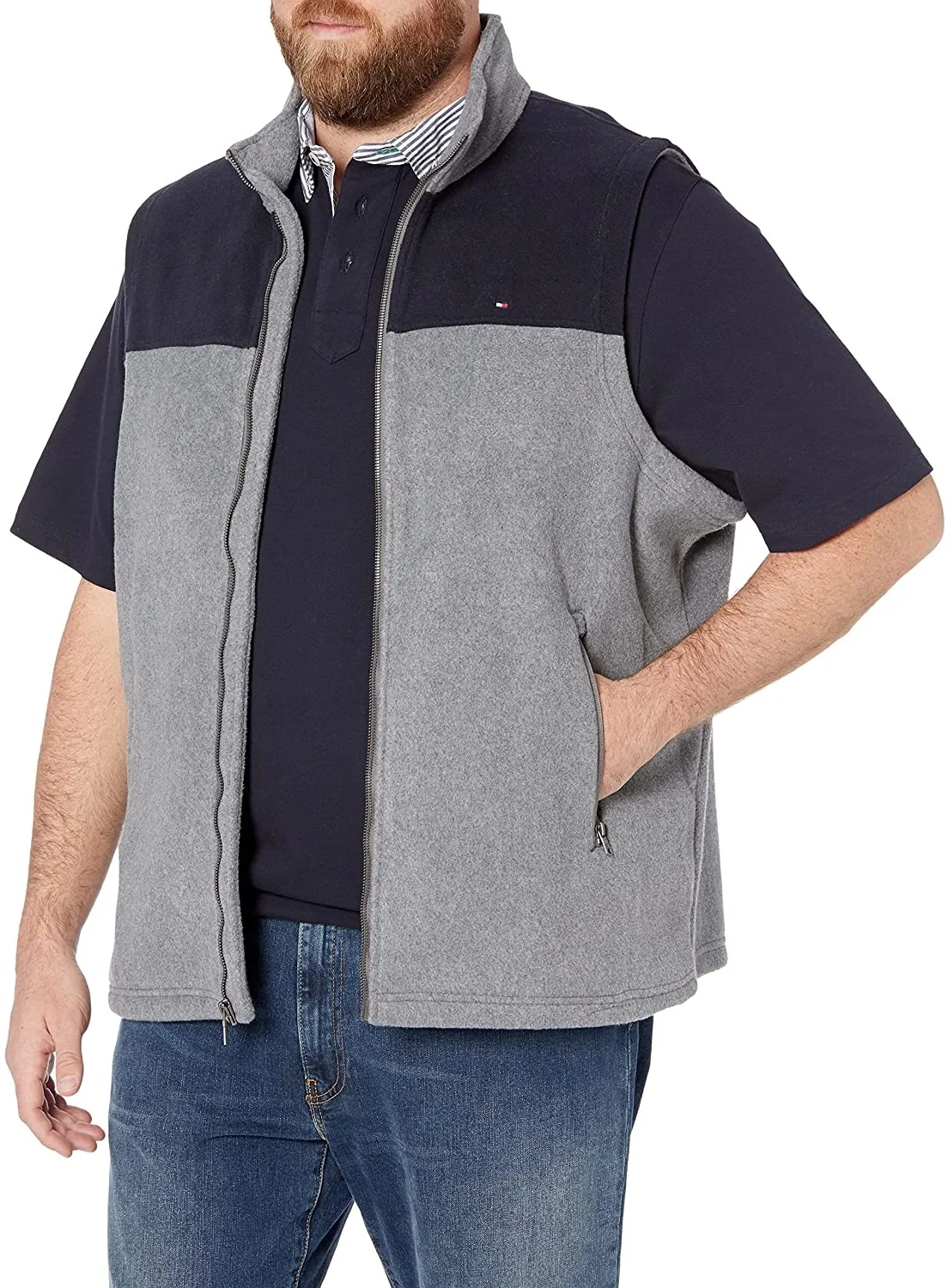 Жилетка чоловіча Tommy Hilfiger 1159841177 (Синій/Сірий XXL)