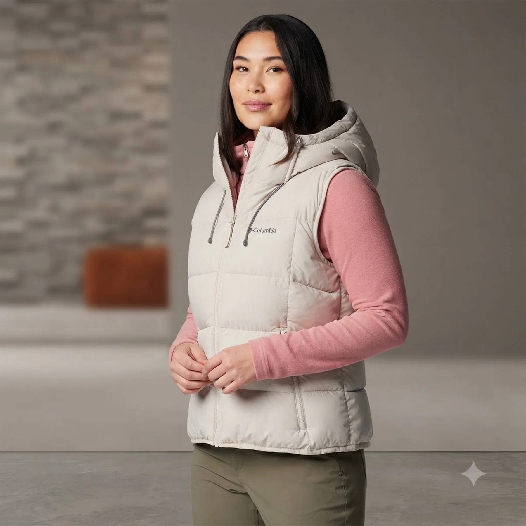 Жилетка жіноча Columbia Pike Lake™ Ii Insulated V Beige (2051383279)