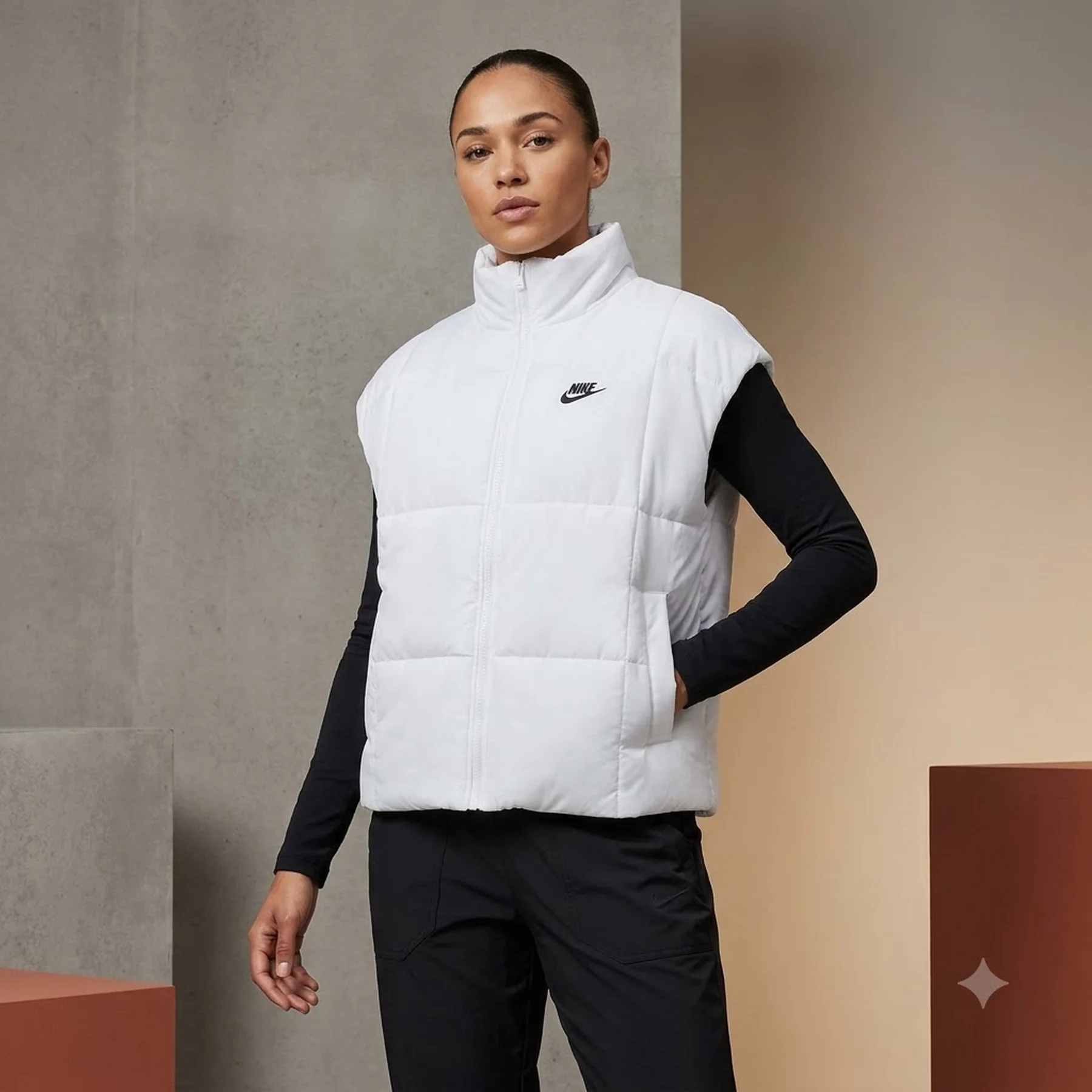 Жилетка жіноча Nike Nsw Tf Thrmr Clsc Vest White (FB7679-100)