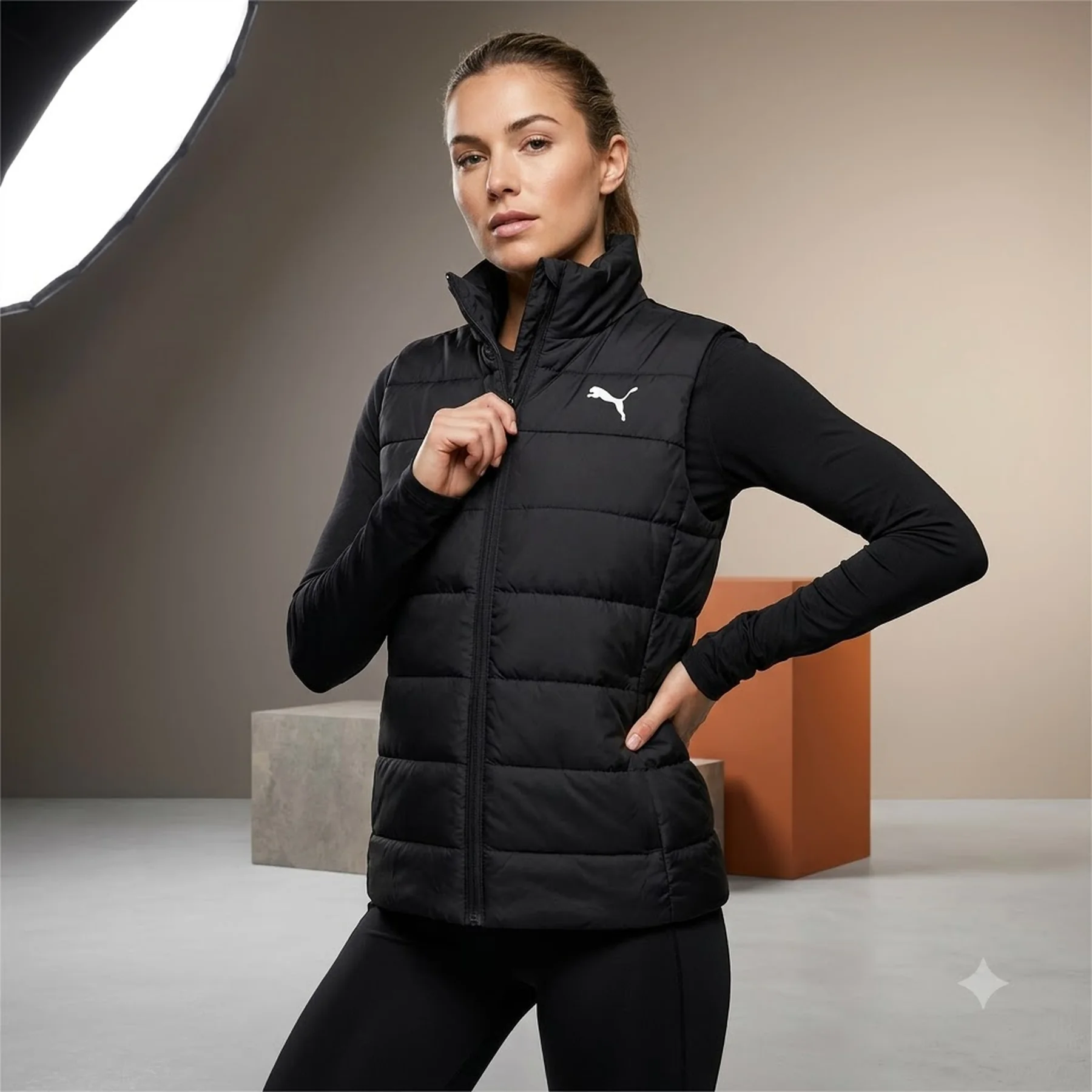 Жилетка жіноча Puma Ess Padded Vest Black (848941-01)