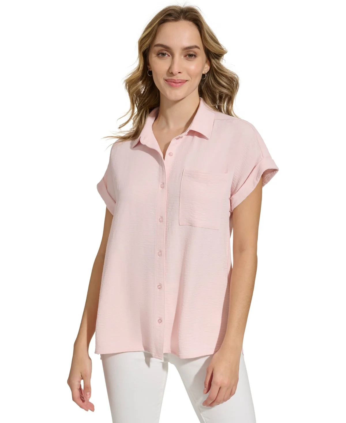 Жіноча блуза Calvin Klein без рукавів 1159829776 (рожевий S)