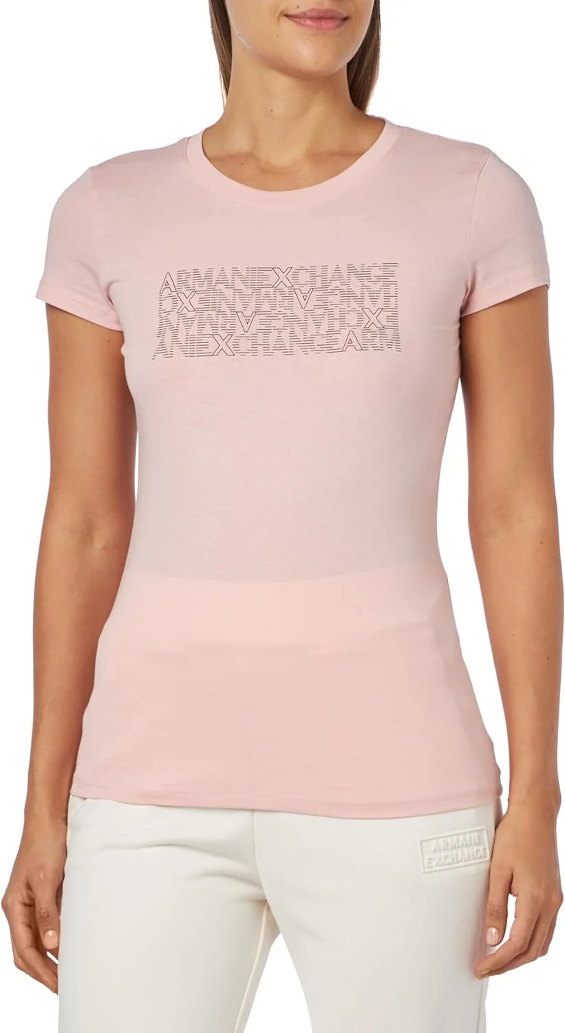 Жіноча футболка Armani Exchange з логотипом 1159802613
