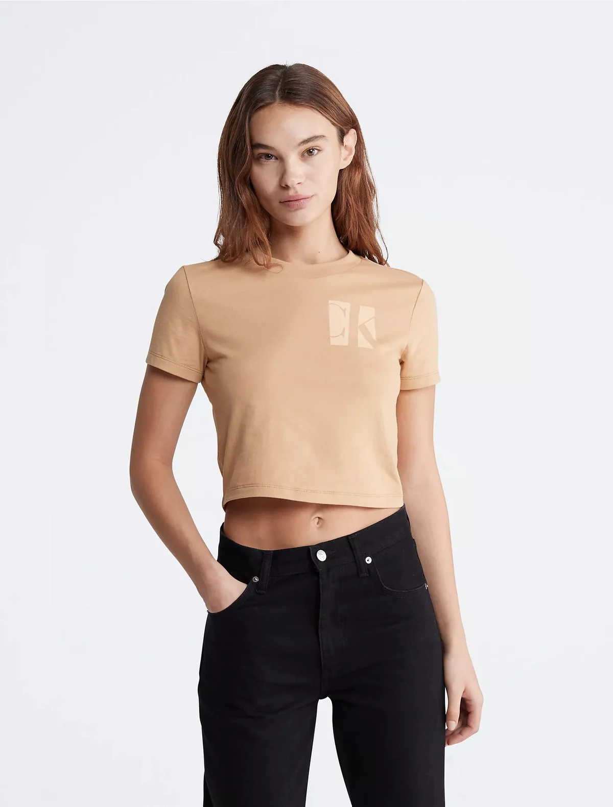 Жіноча футболка Calvin Klein з логотипом 1159805536