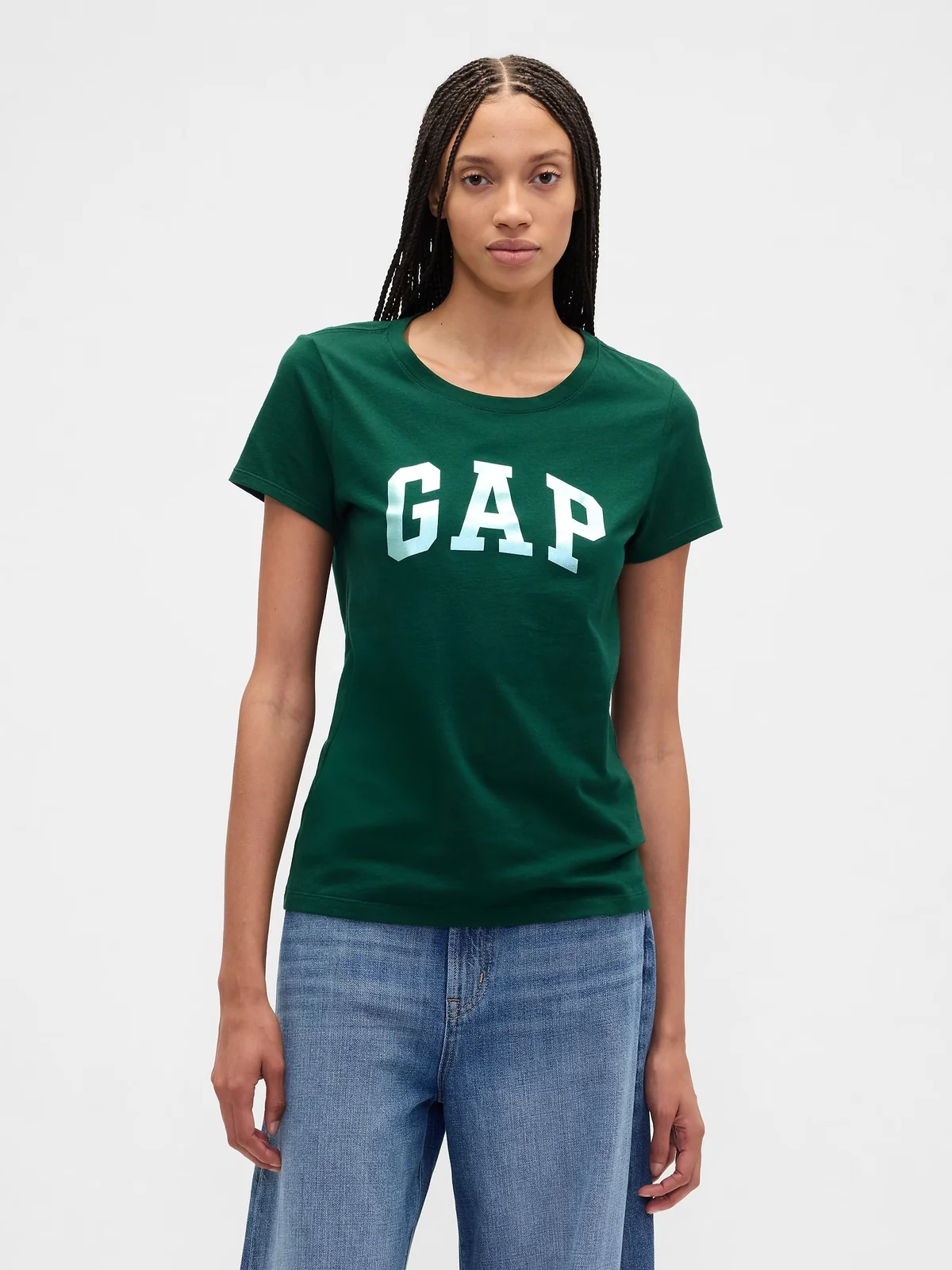 Жіноча футболка GAP з логотипом 1159846304 (Зелений L)