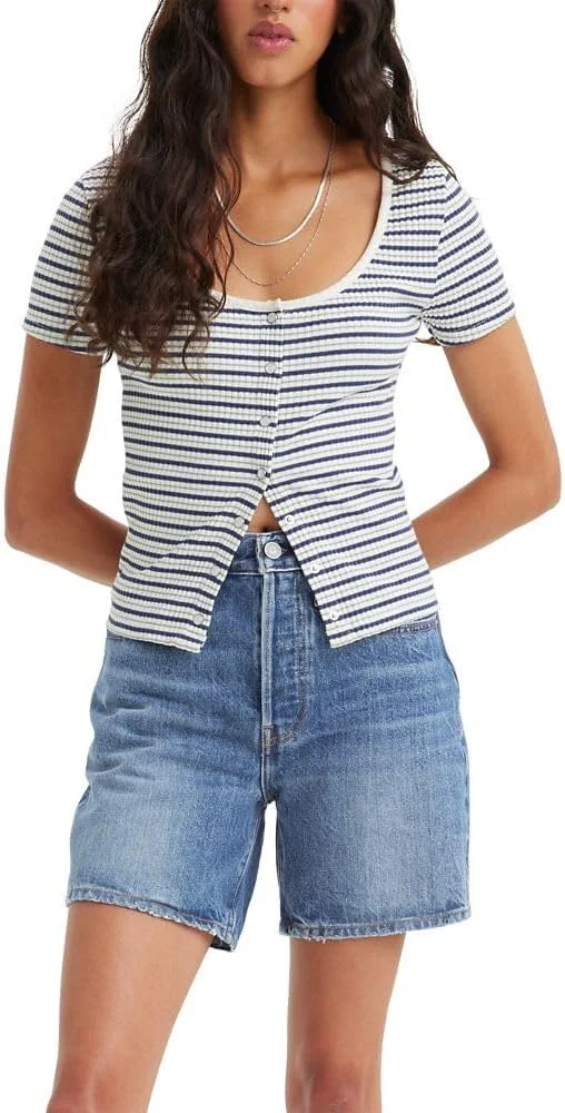 Жіноча футболка Levi's на кнопках 1159816692