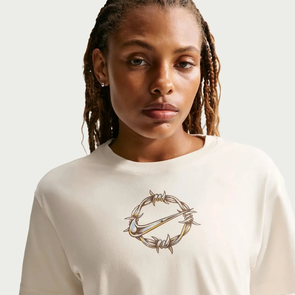 Жіноча футболка NIKE W NSW CLASSIC SS TEE BRB CHRME IH7702-103