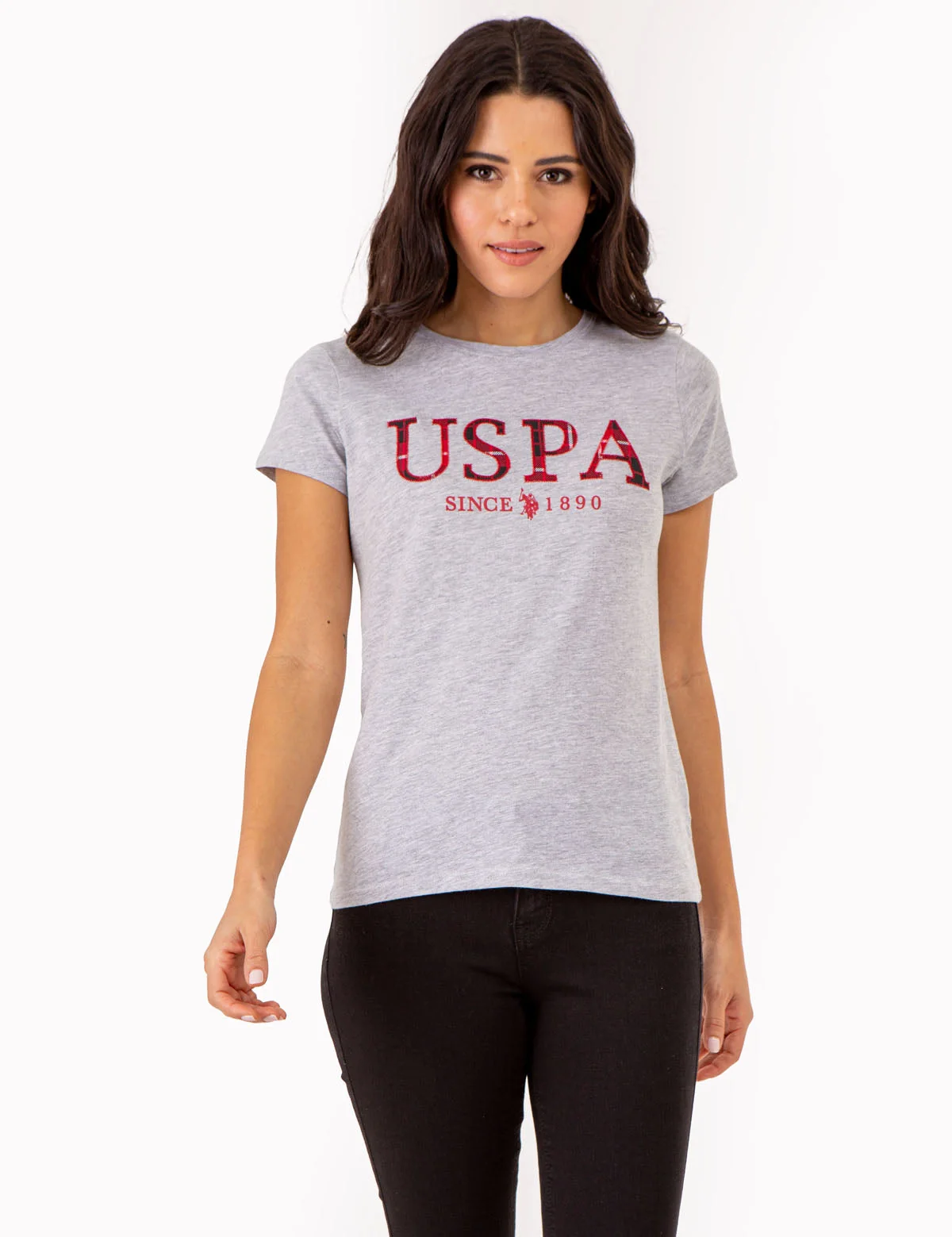Жіноча футболка US Polo Assn з логотипом 1159842346