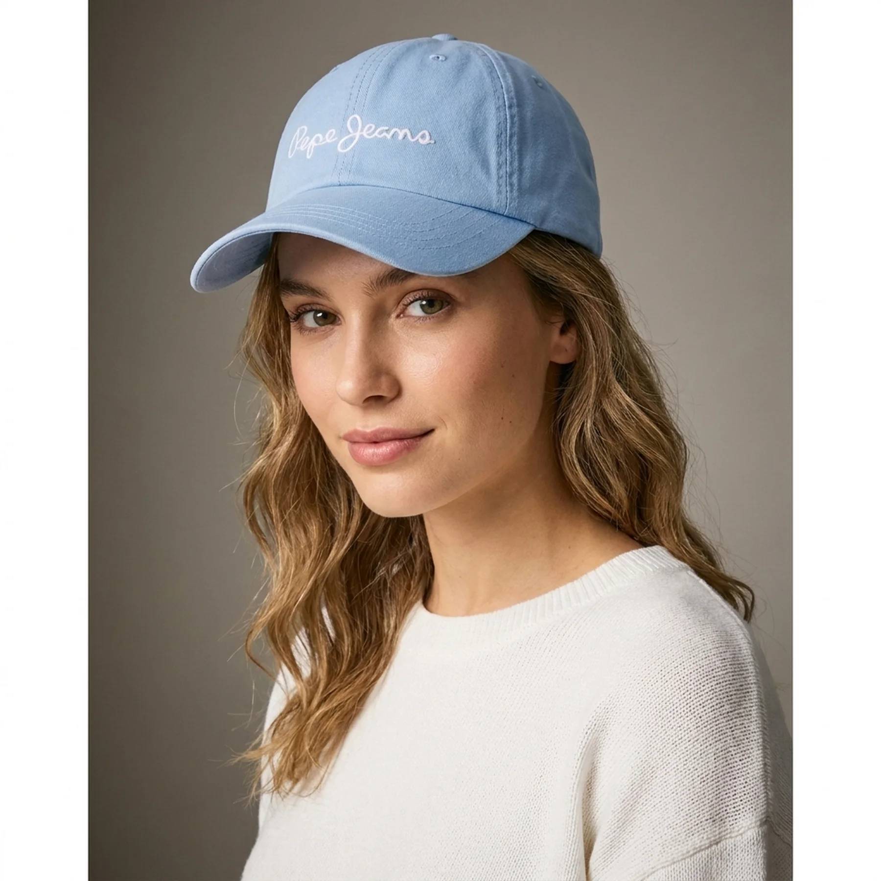 Жіноча кепка Pepe Jeans London з логотипом 1159779759 (Блакитний, One size)