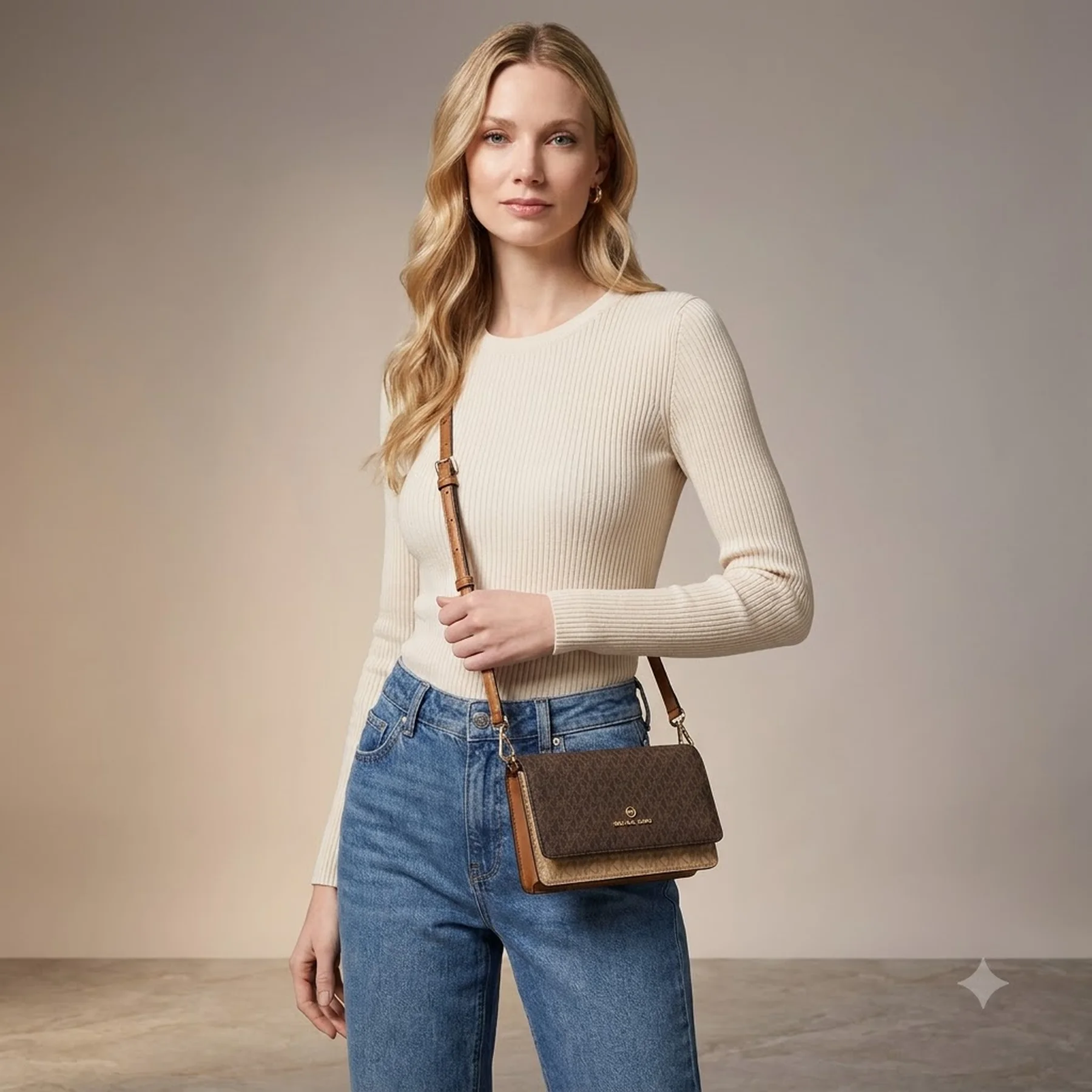 Жіноча сумка кроссбоді Michael Kors 1159781641 (Коричневий, One size)