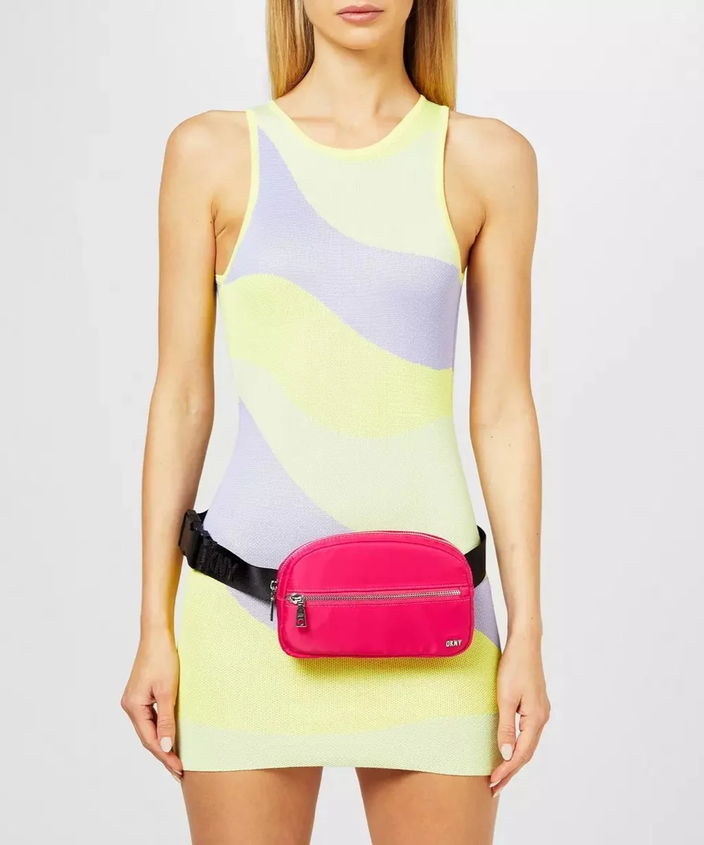 Жіноча поясна сумка DKNY 1159817618 (Рожевий One size)