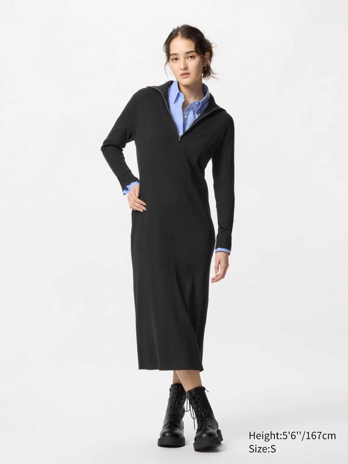 Жіноча сукня Uniqlo в рубчик 1159833687