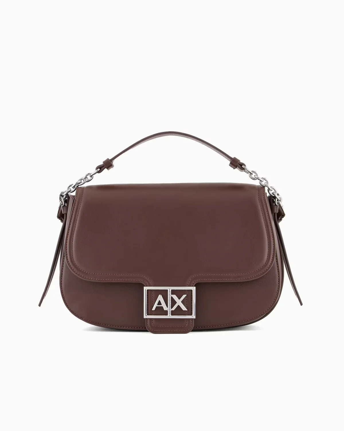 Жіноча сумка через плече із монограмою-логотипом Armani Exchange 1159836032 (Коричневий One size)