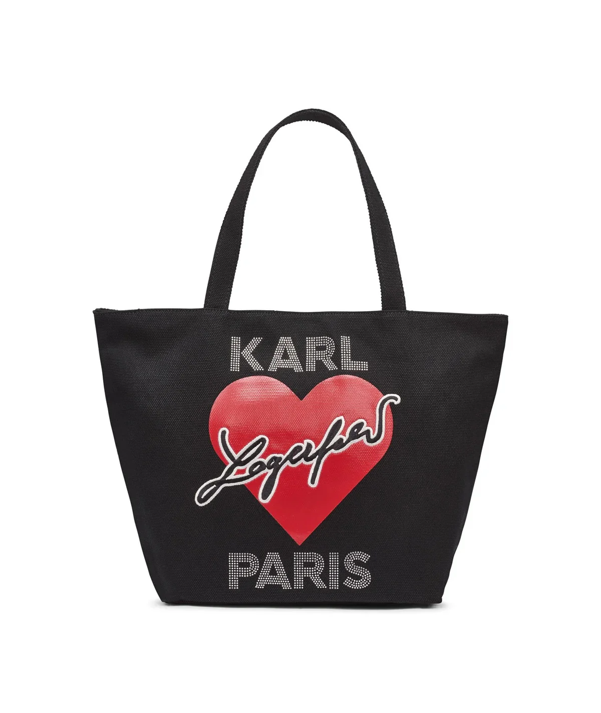 Жіноча сумка Karl Lagerfeld Paris з принтом 1159827753 (Чорний One size)