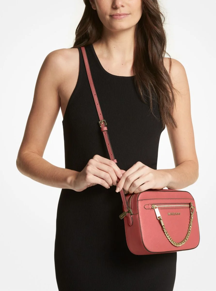 Жіноча сумка кроссбоді Michael Kors на блискавці 1159777491 (Рожевий, One size)