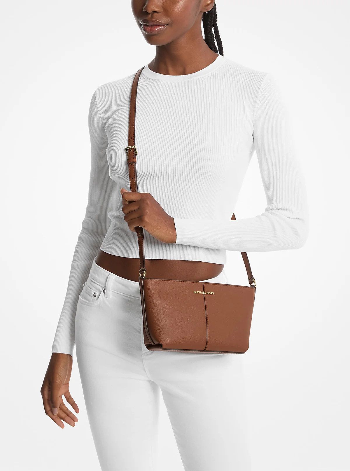 Жіноча сумка кроссбоді Michael Kors з логотипом 1159822841 (Коричневий One size)
