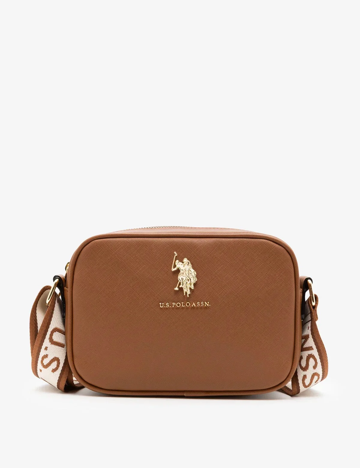 Жіноча сумка кроссбоді US Polo Assn з логотипом 1159830929 (Коричневий One size)