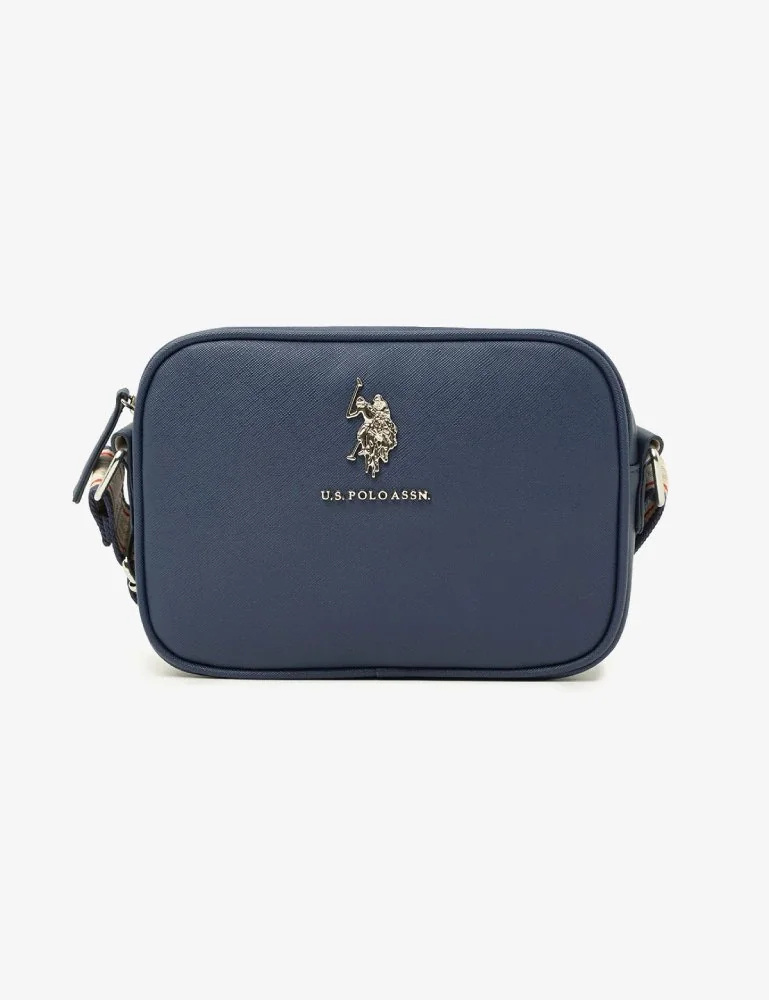 Жіноча сумка кроссбоді US Polo Assn з логотипом 1159851578 Синій